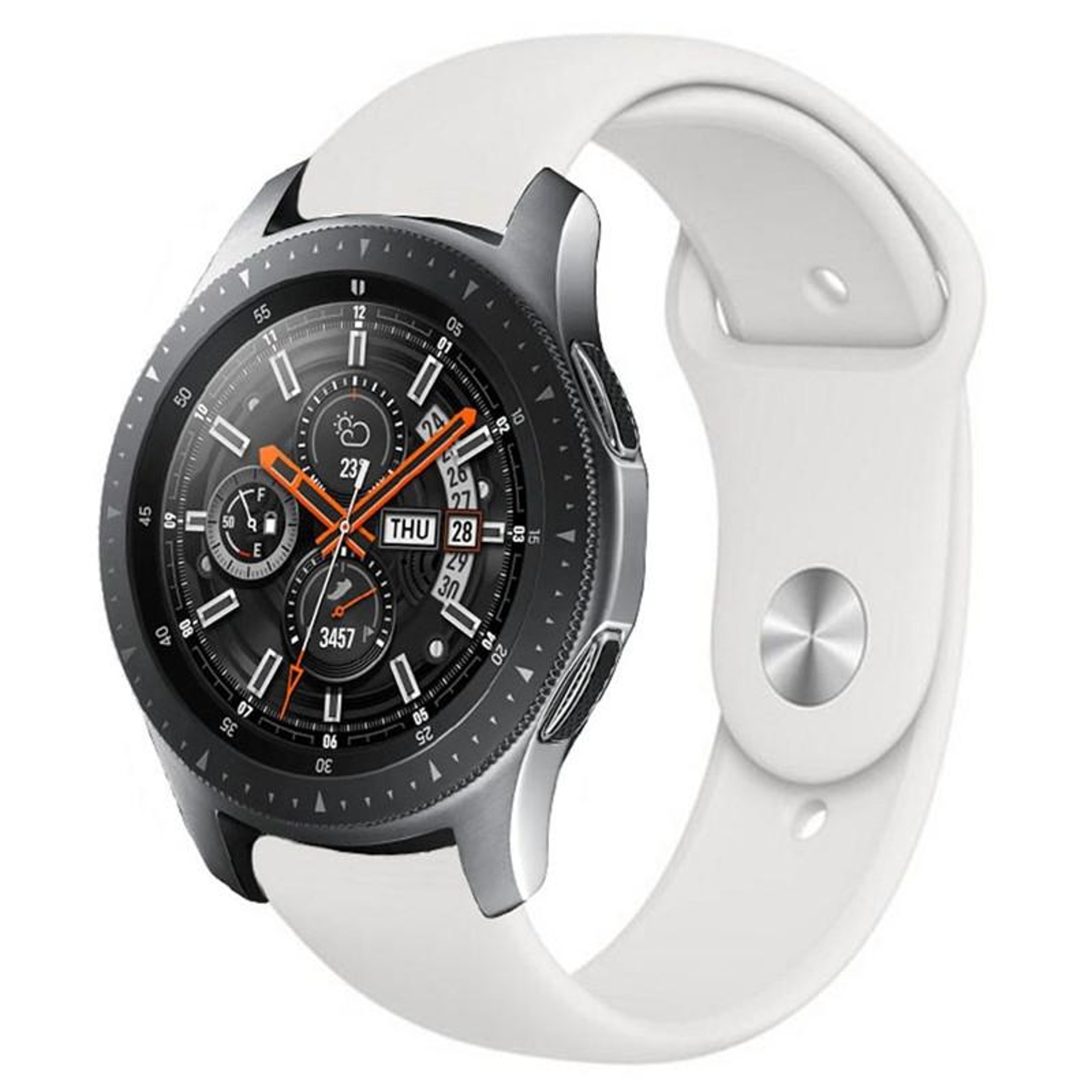 Samsung Galaxy Watch Active 20mm Silicone Watch Band Soft Adjustable Replacement Watch Strap 14