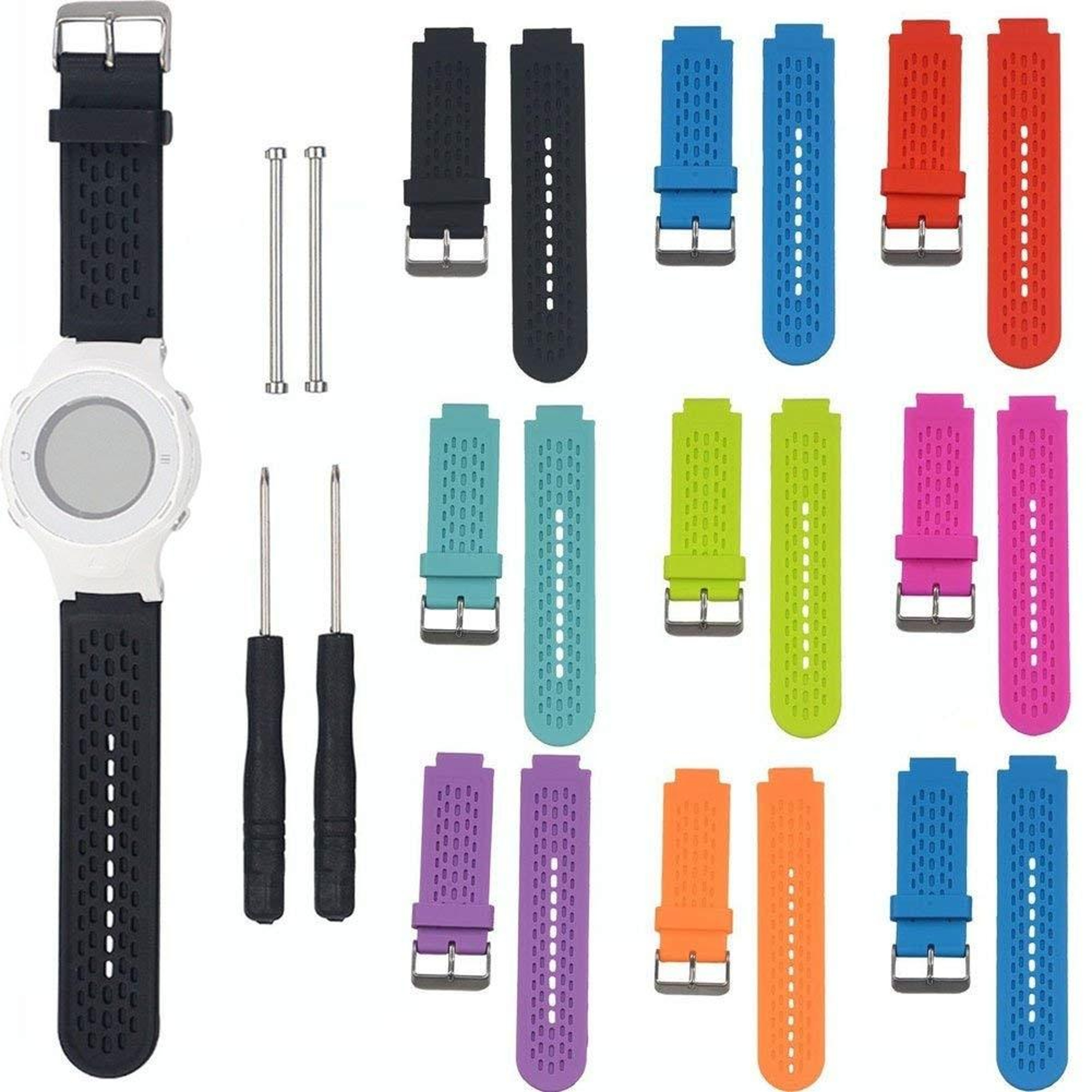 Garmin Approach S2 S4 Silicone Watch Band Soft Adjustable Replacement Strap 2