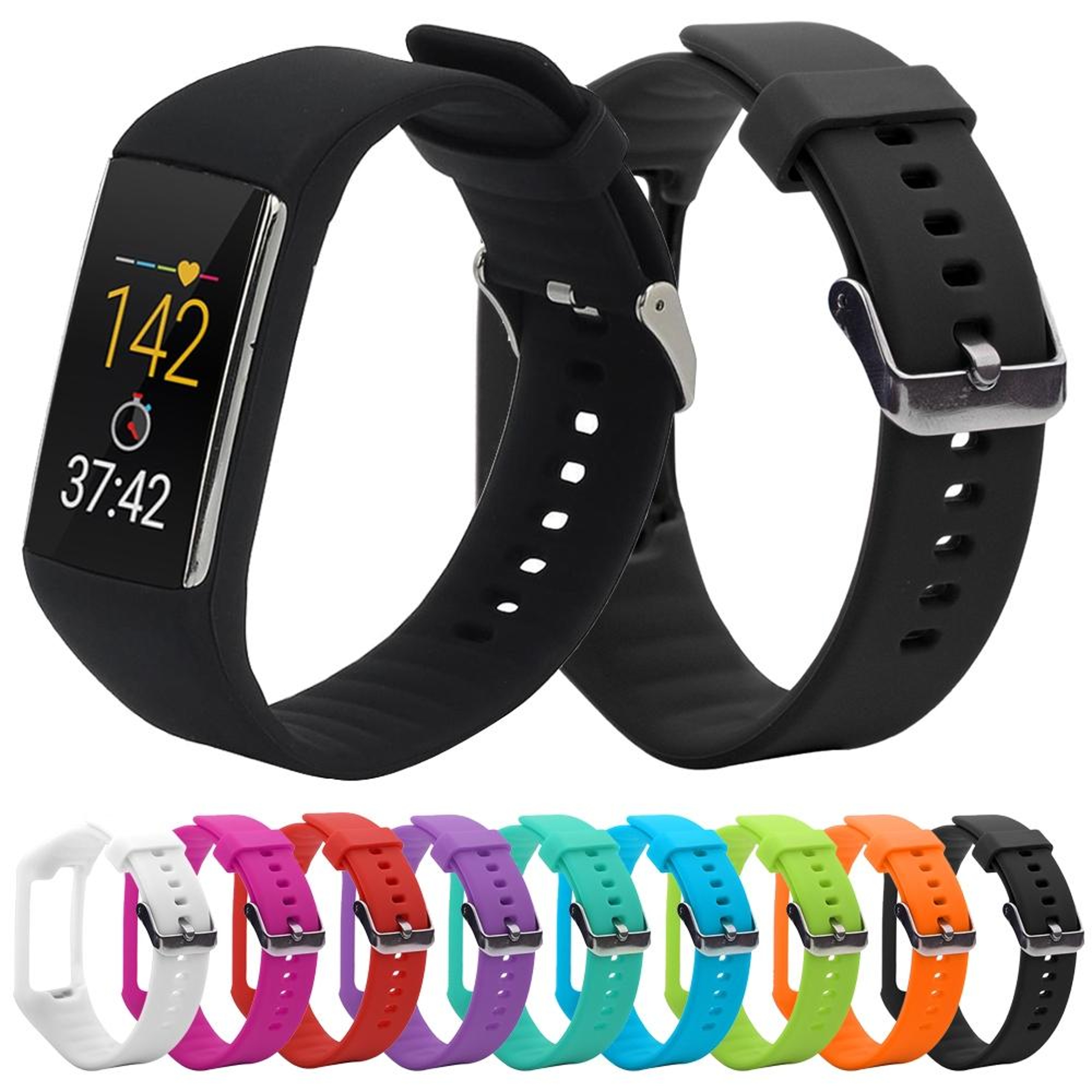 Silicone Sport Watch Band For Polar A360 A370 Adjustable Replacement Watch Strap 5
