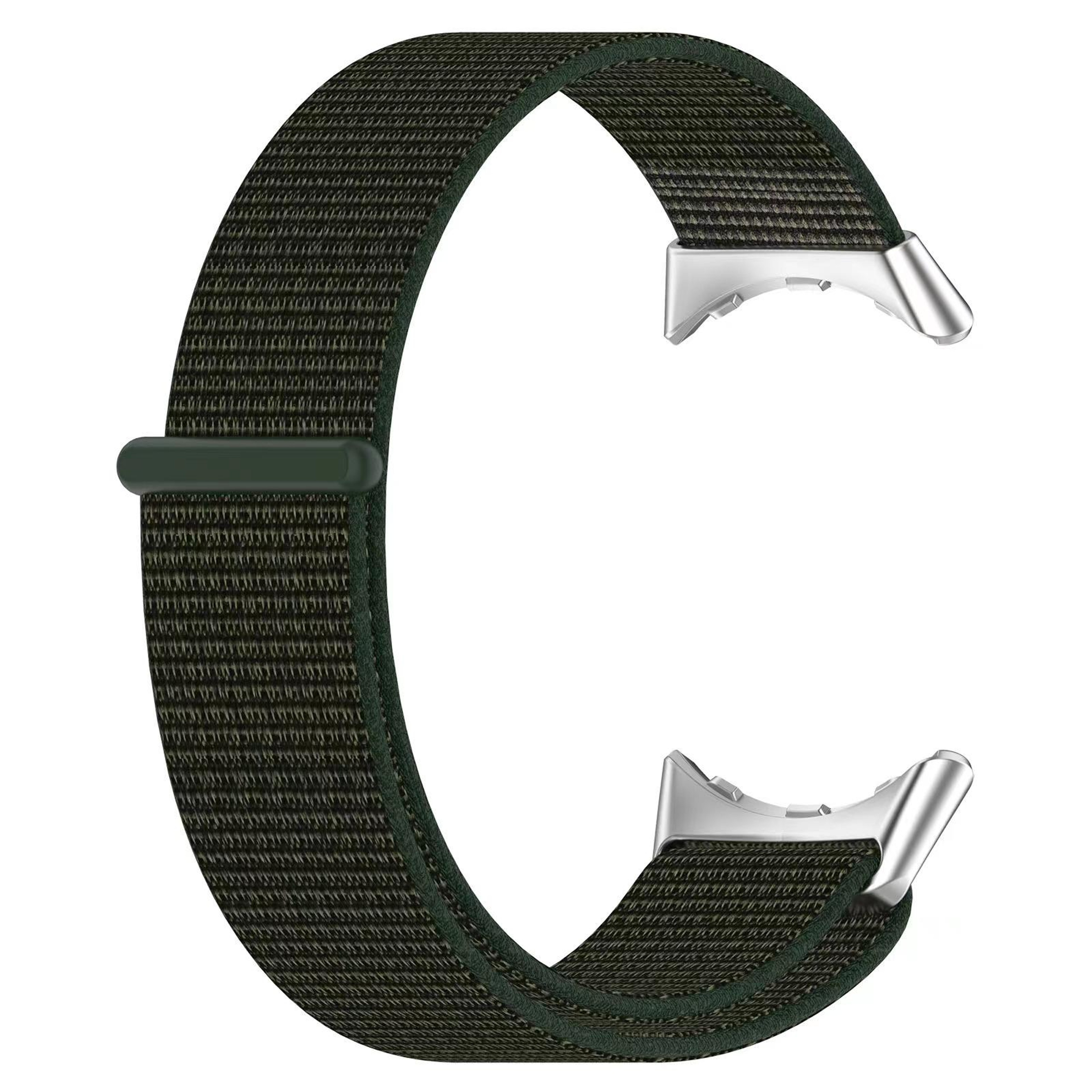 Google Pixel Watch 4 3 2 1 41mm Nylon Loop Watch Band Adjustable Breathable Replacement Strap – view 11