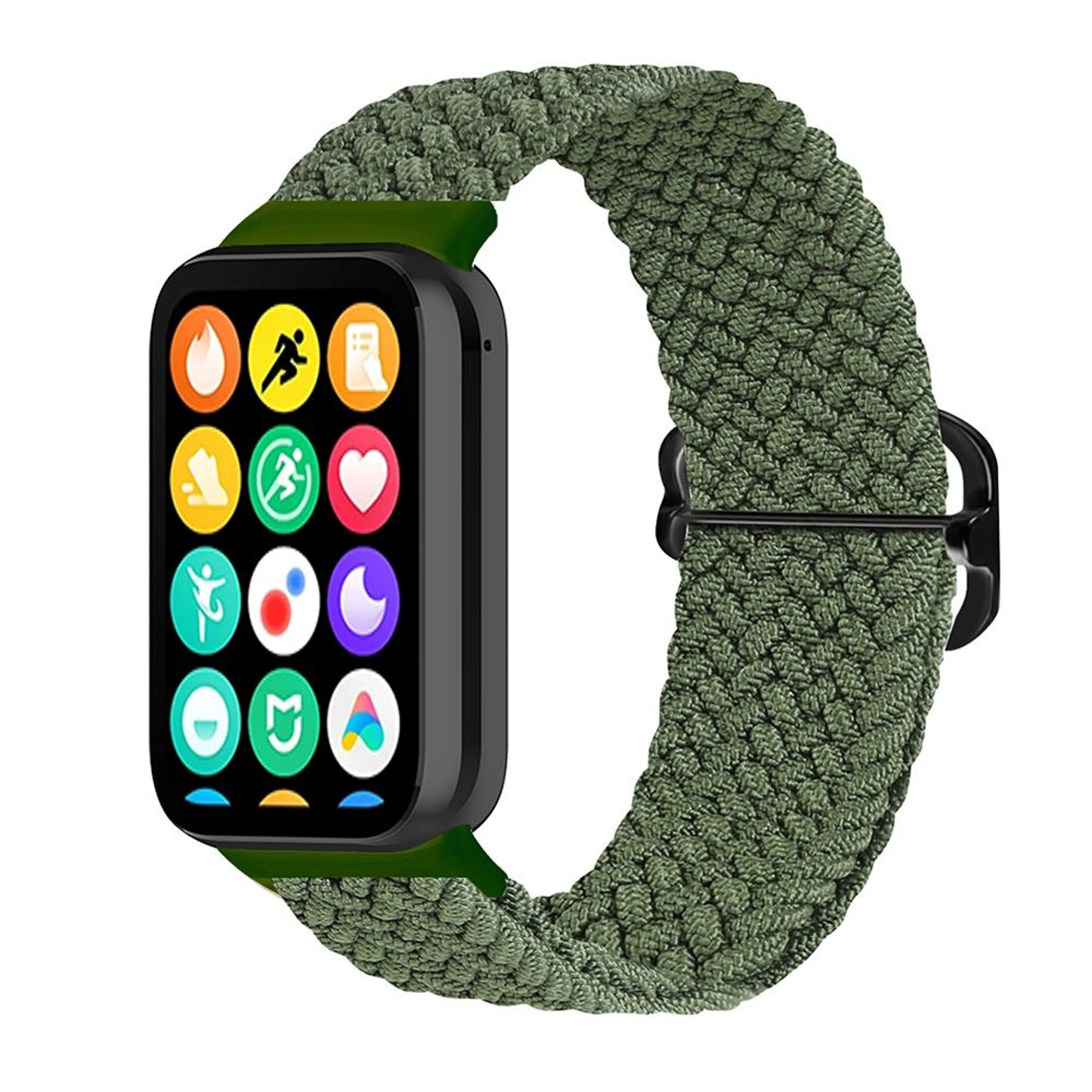 Xiaomi Band 10 Pro Nylon Braided Watch Band Adjustable 18mm Replacement Strap For Redmi Watch 6 5 4 12