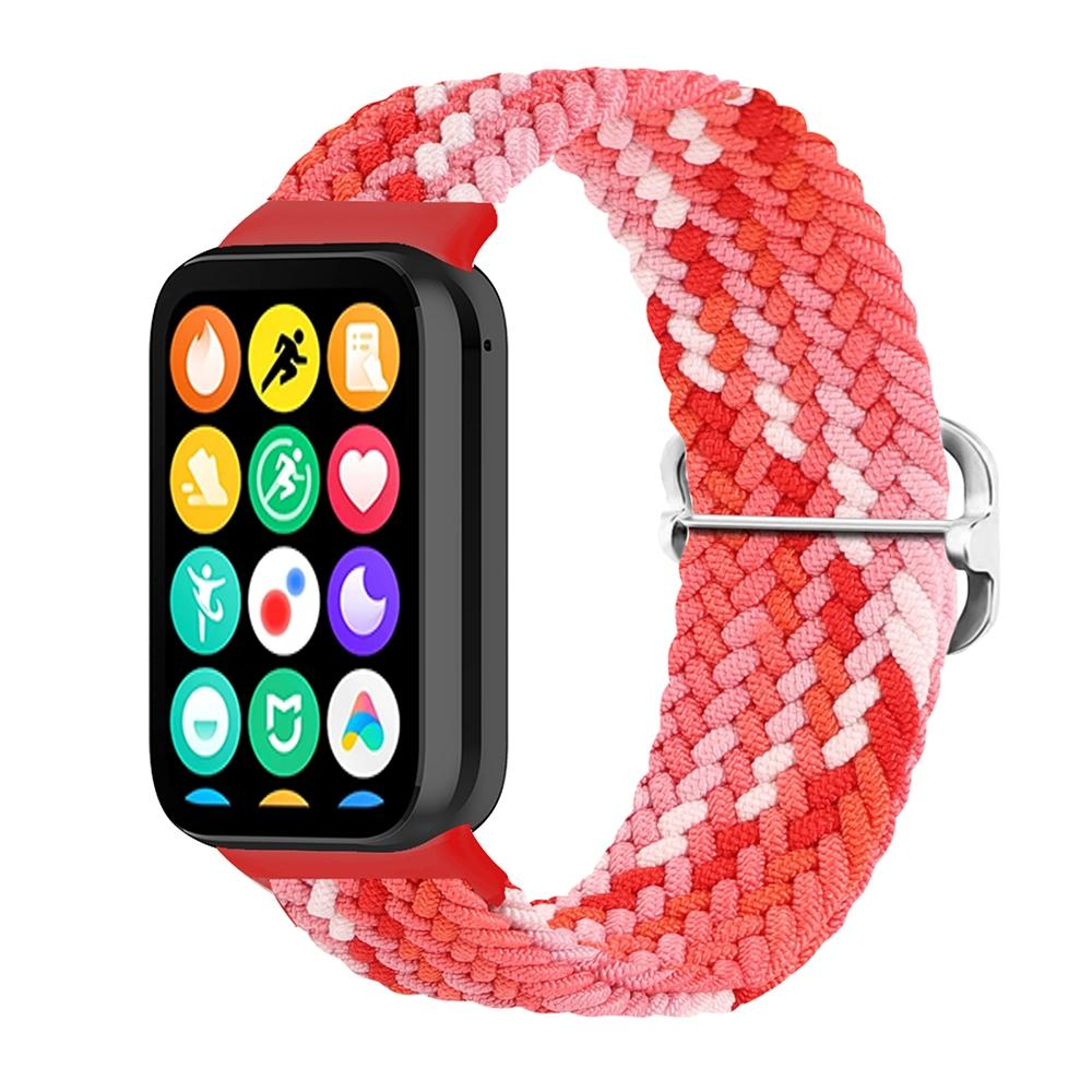 Xiaomi Band 10 Pro Nylon Braided Watch Band Adjustable 18mm Replacement Strap For Redmi Watch 6 5 4 16