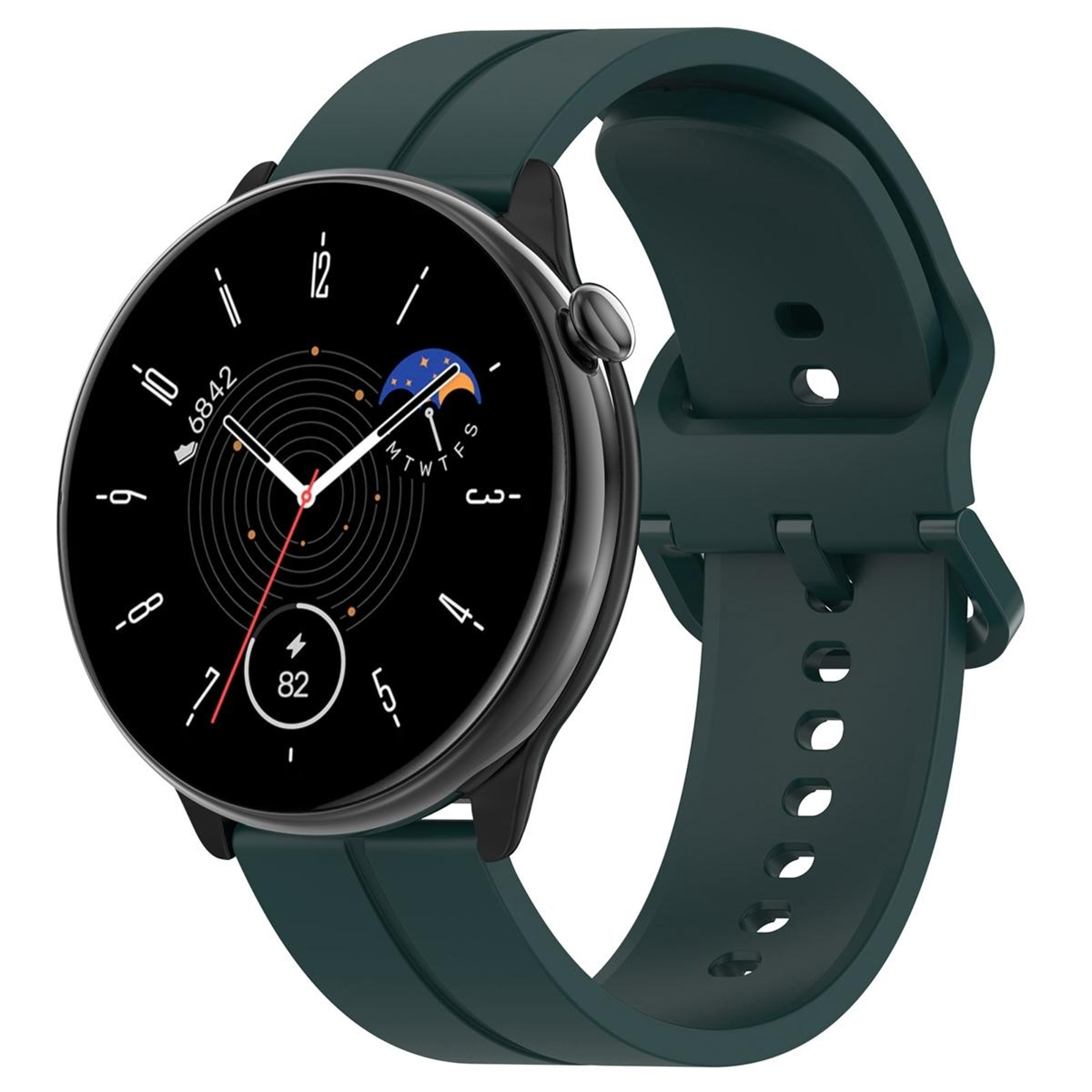 Amazfit GTR Mini 20mm Silicone Watch Band Soft Adjustable Replacement Strap With Reverse Buckle 3