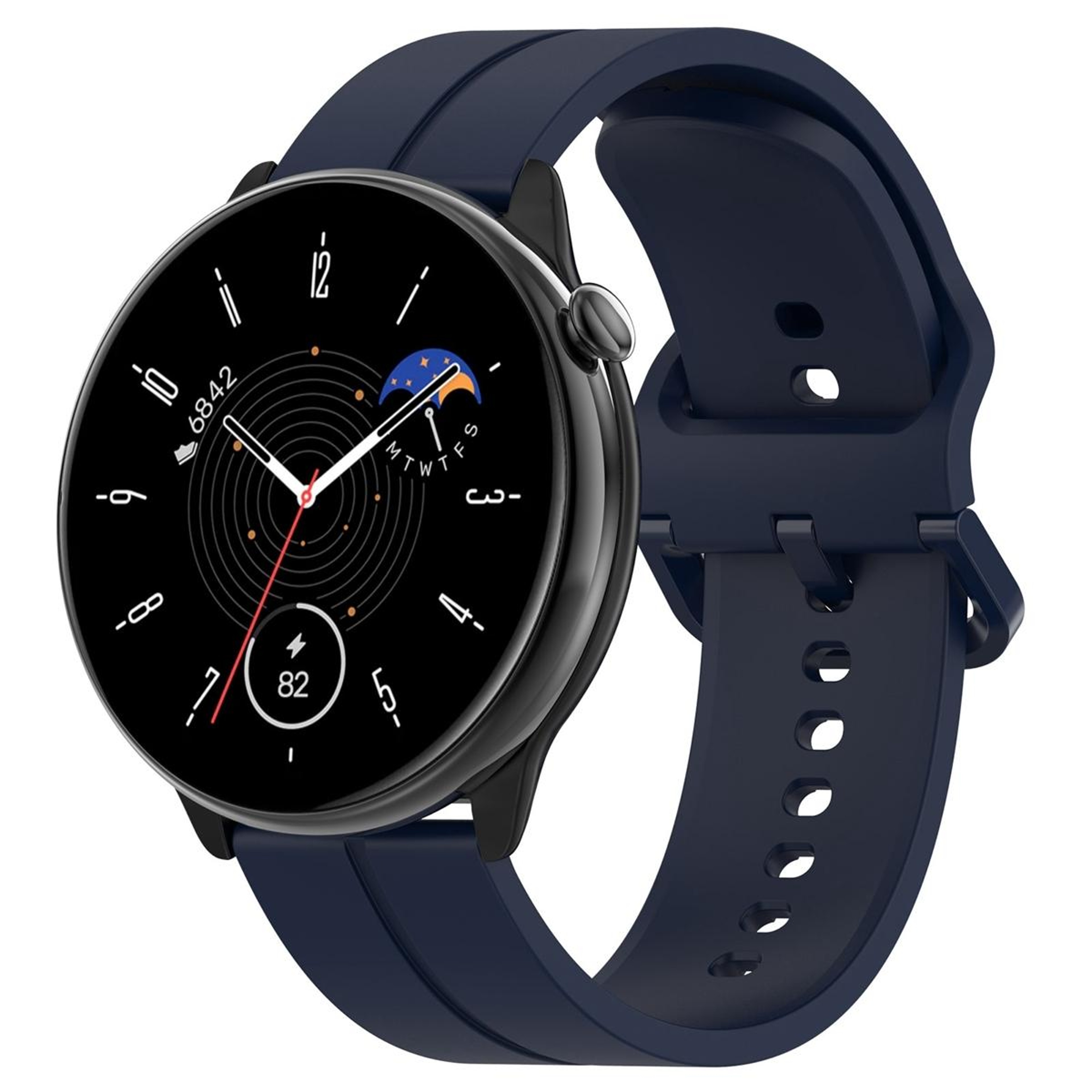 Amazfit GTR Mini 20mm Silicone Watch Band Soft Adjustable Replacement Strap With Reverse Buckle 8
