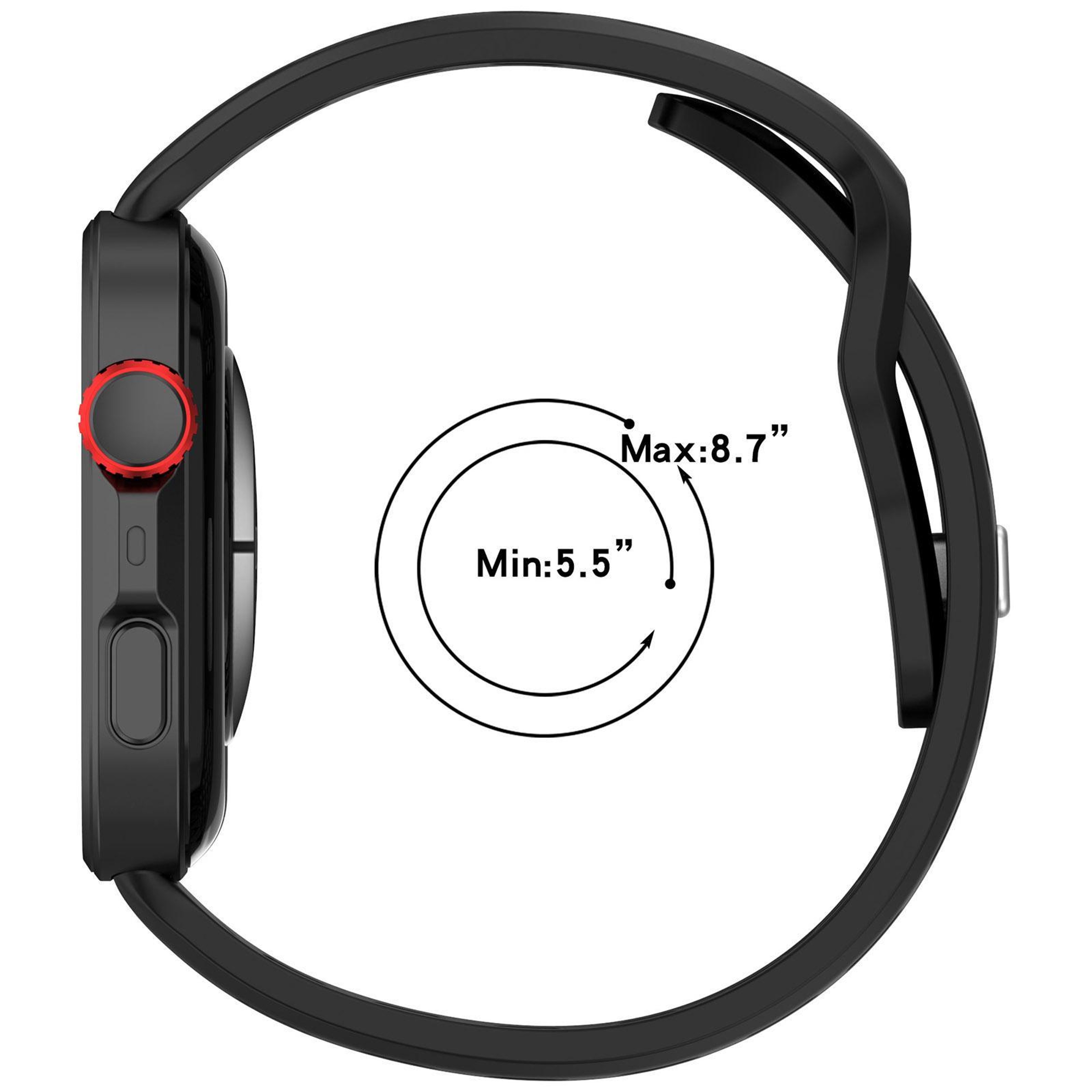 Huawei Watch Fit 4 Fit 4 Pro Fit 3 Silicone Watch Band with Reverse Steel Buckle Adjustable Replacement Strap – view 13