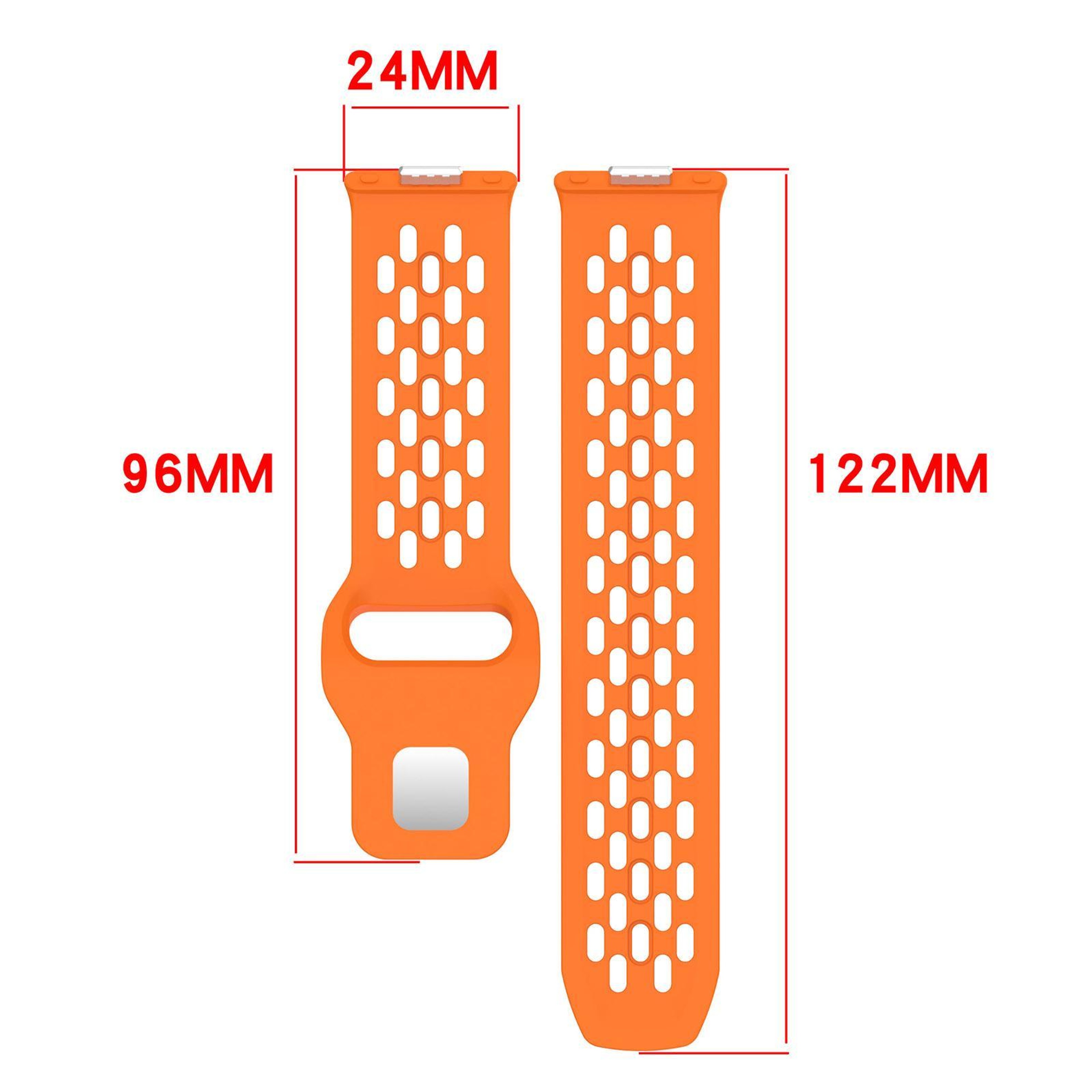 Huawei Watch Fit 4 Fit 4 Pro Fit 3 Silicone Watch Band with Reverse Steel Buckle Adjustable Replacement Strap – view 15