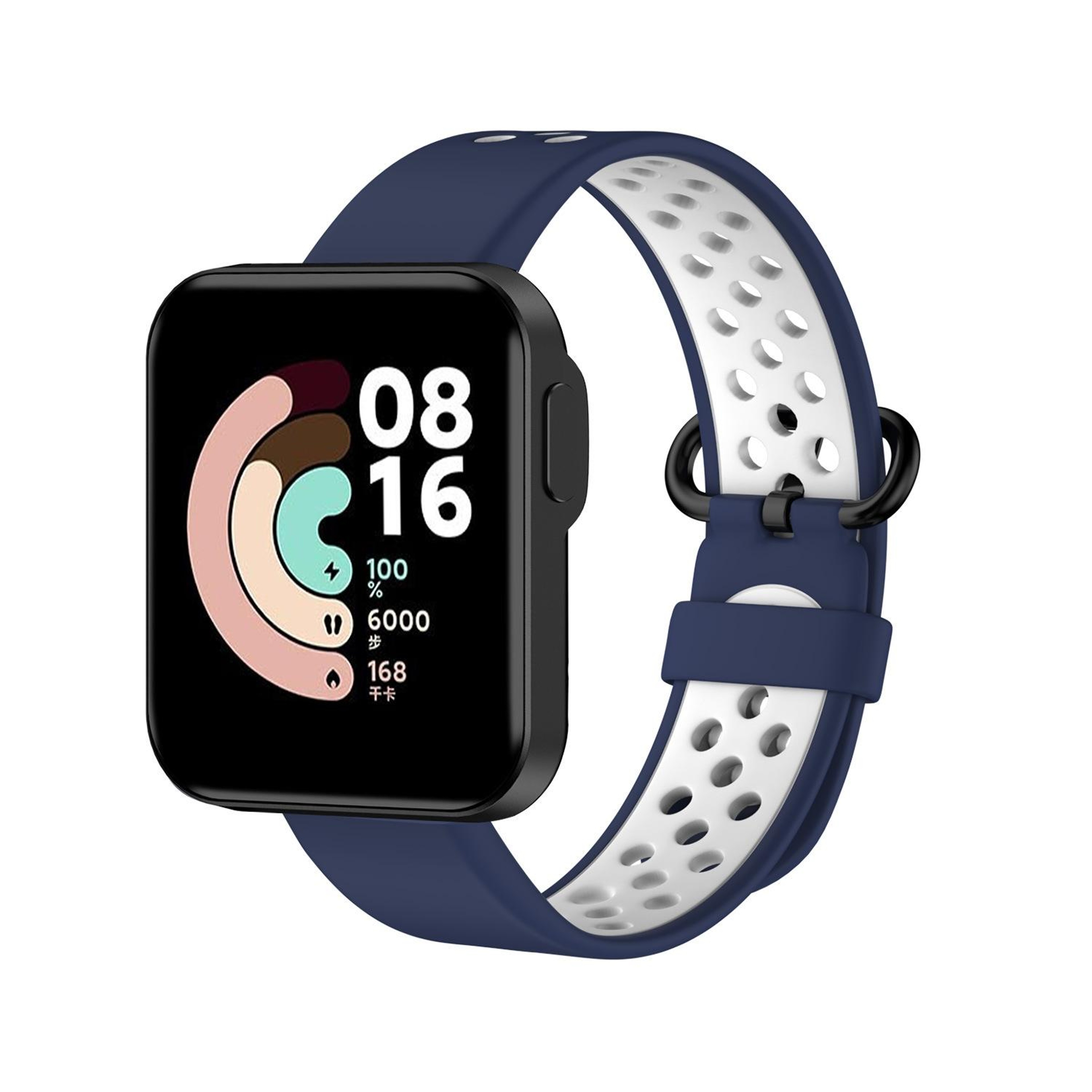 Xiaomi Redmi Watch 2 Silicone Watch Band Two Color Soft Replacement Strap 2