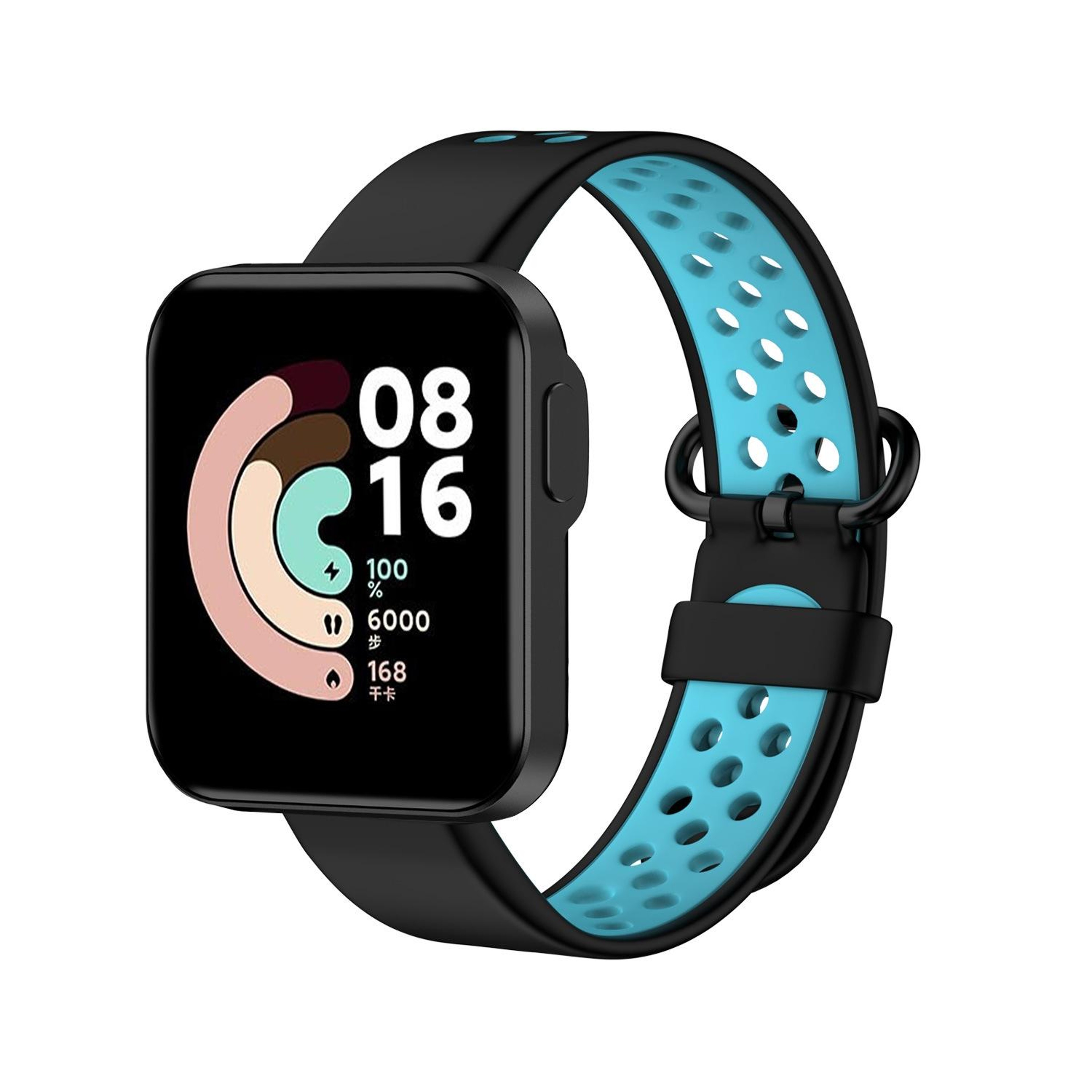 Xiaomi Redmi Watch 2 Silicone Watch Band Two Color Soft Replacement Strap 14