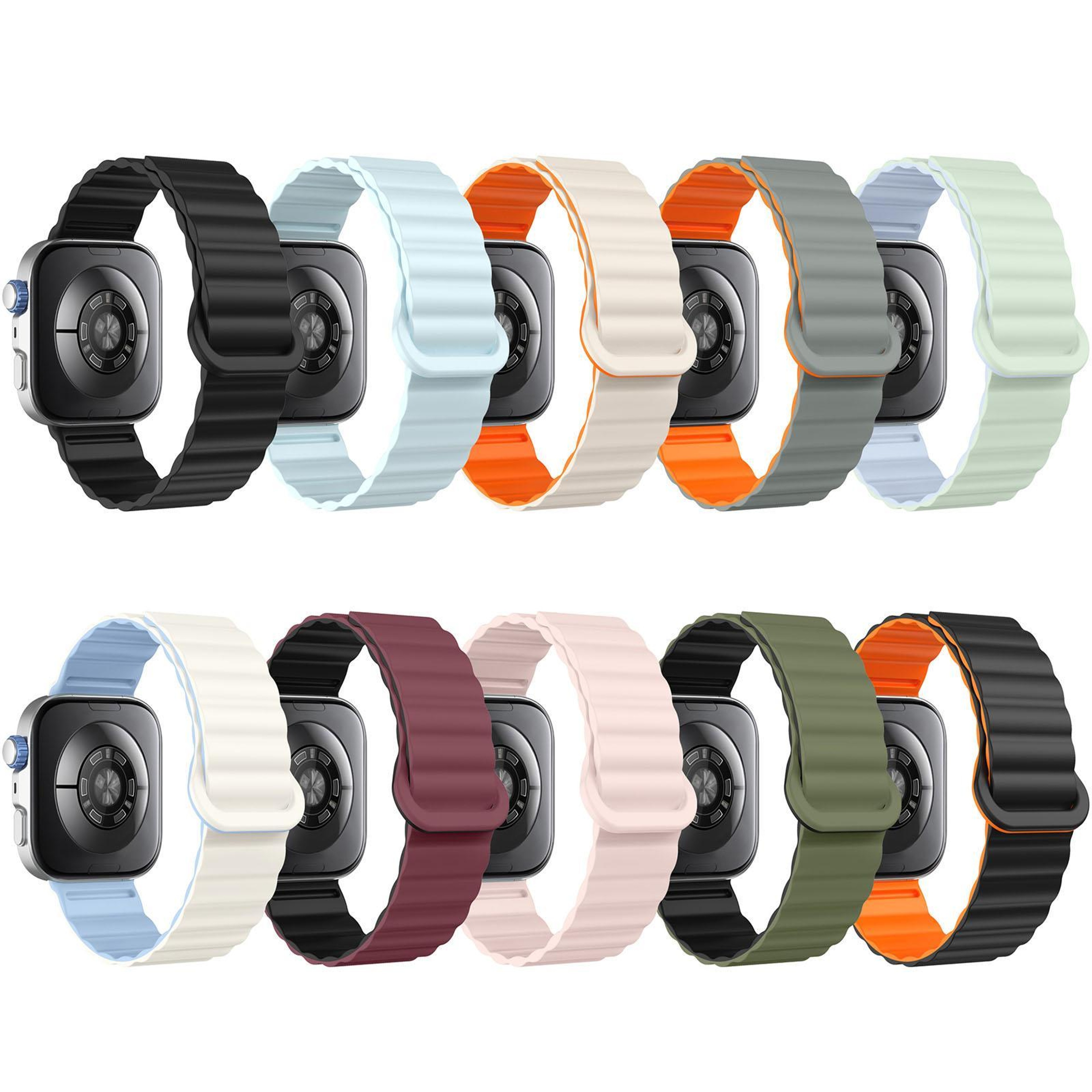 Huawei Watch Fit 5 Fit 5 Pro Fit 4 Magnetic Silicone Watch Band Adjustable Soft Replacement Strap – view 14