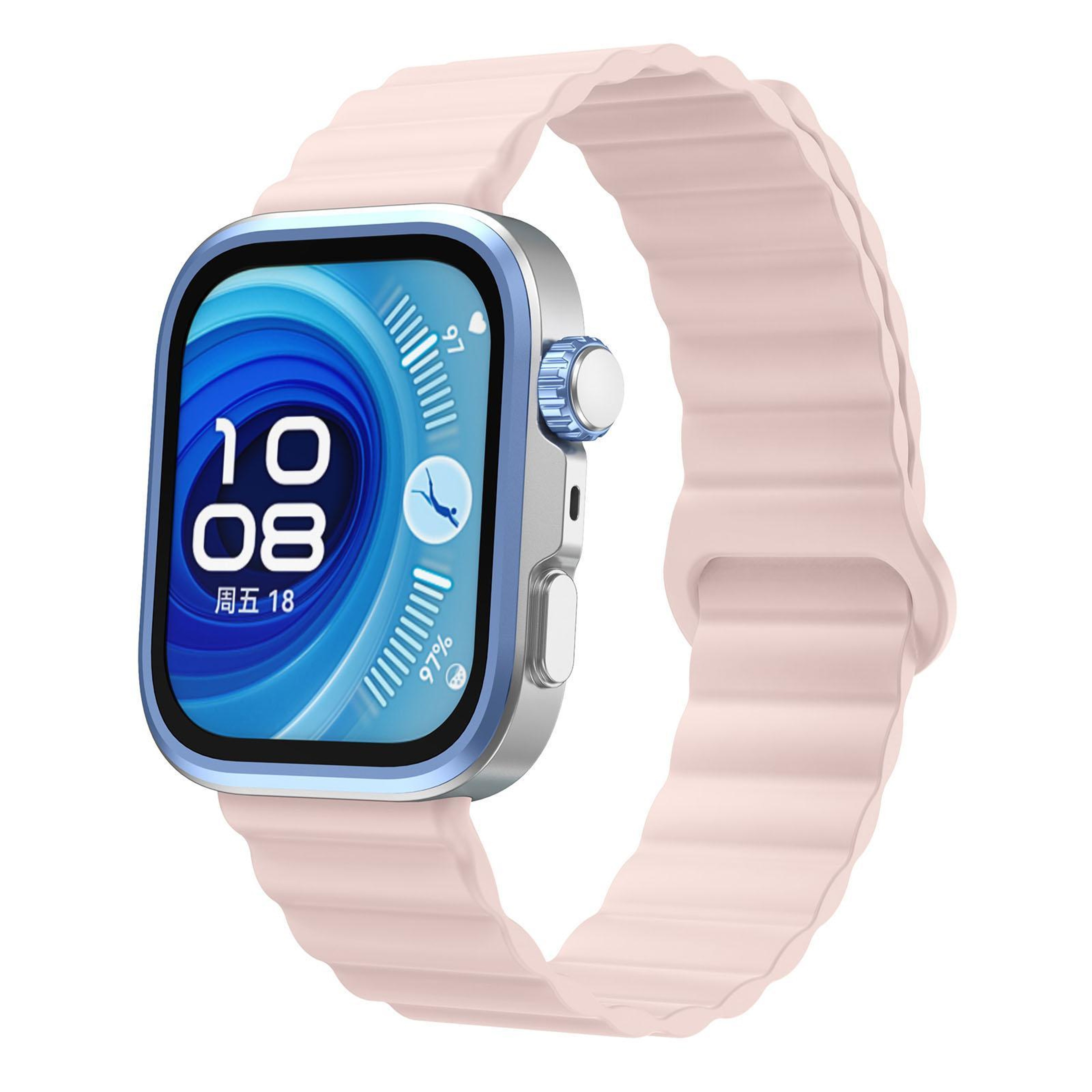 Huawei Watch Fit 5 Fit 5 Pro Fit 4 Magnetic Silicone Watch Band Adjustable Soft Replacement Strap – view 11