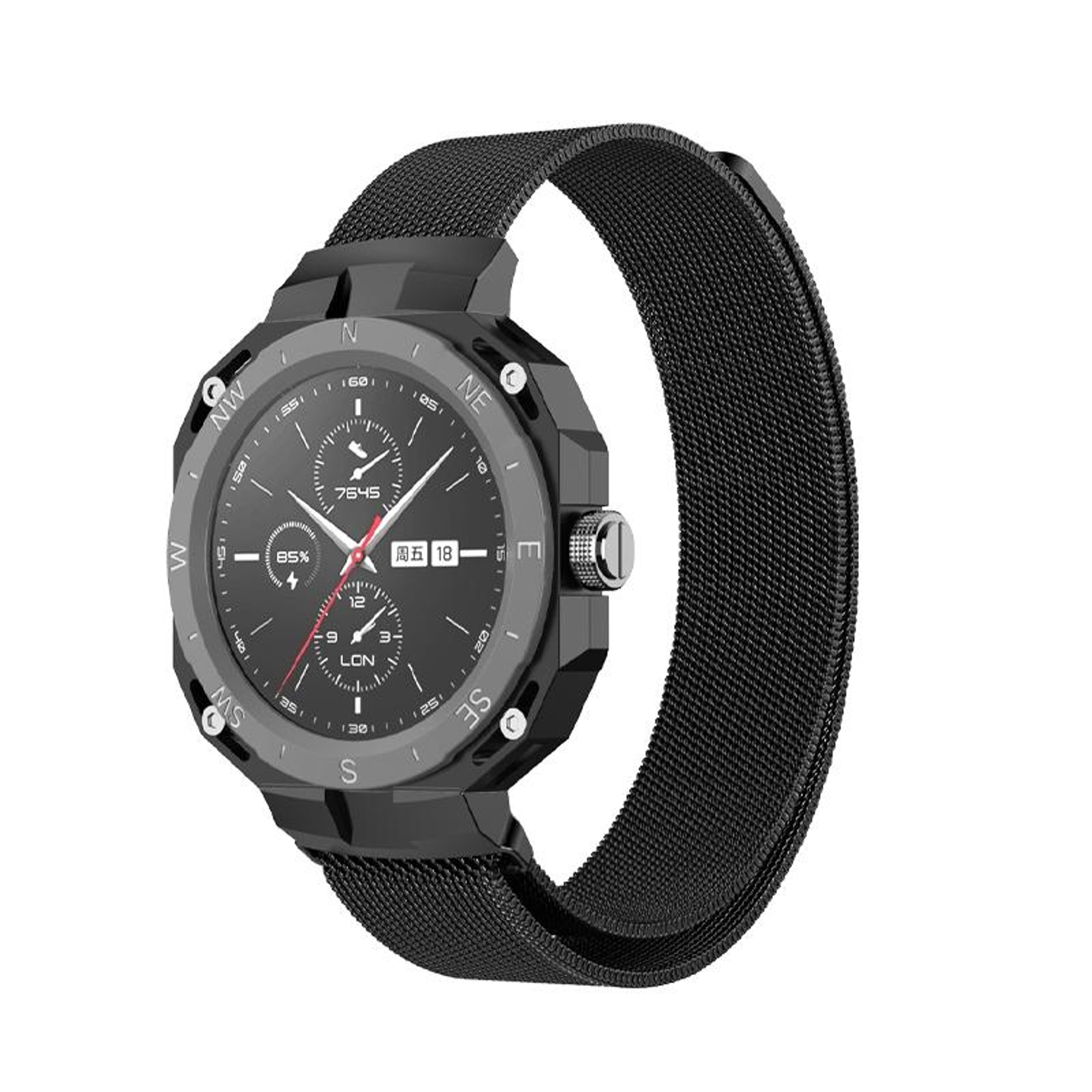 Huawei Watch GT Cyber Milanese Watch Band Adjustable Metal Mesh Watch Strap 6