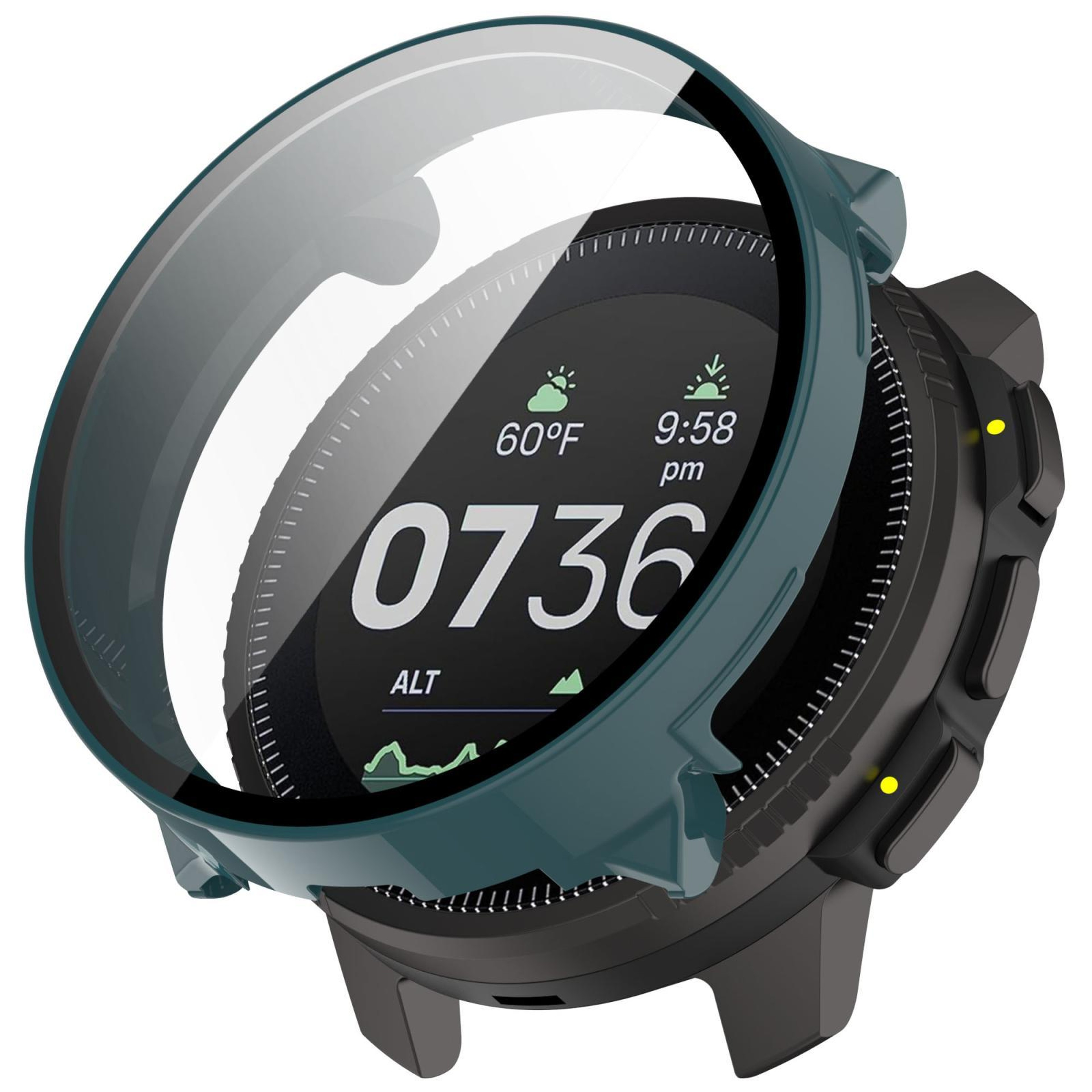 Suunto Vertical Protective Case with Tempered Glass PC Full Coverage Screen Protector – view 13