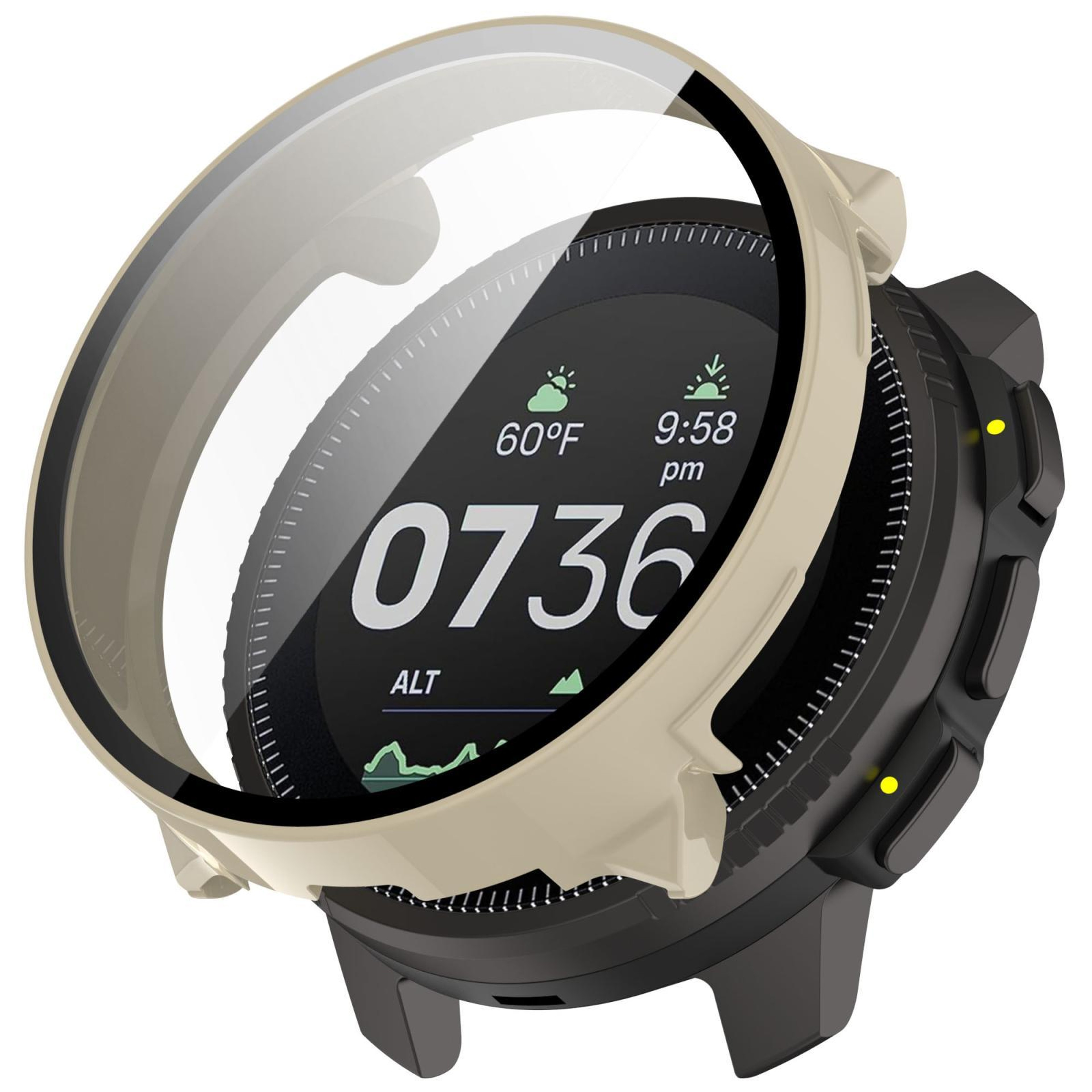 Suunto Vertical Protective Case with Tempered Glass PC Full Coverage Screen Protector – view 14