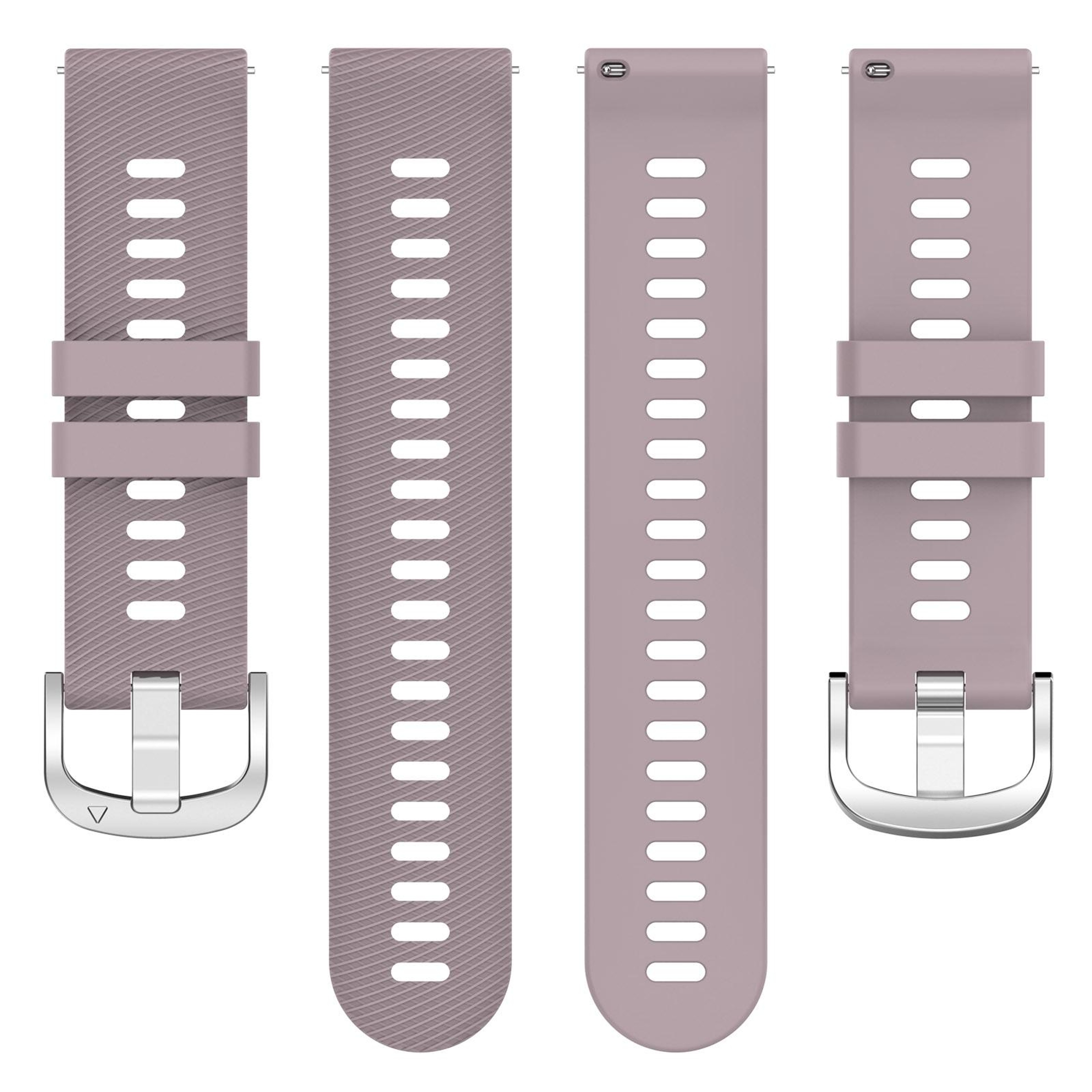 Garmin Forerunner 255 Silicone Watch Band 22mm Cross Textured Replacement Watch Strap – view 3