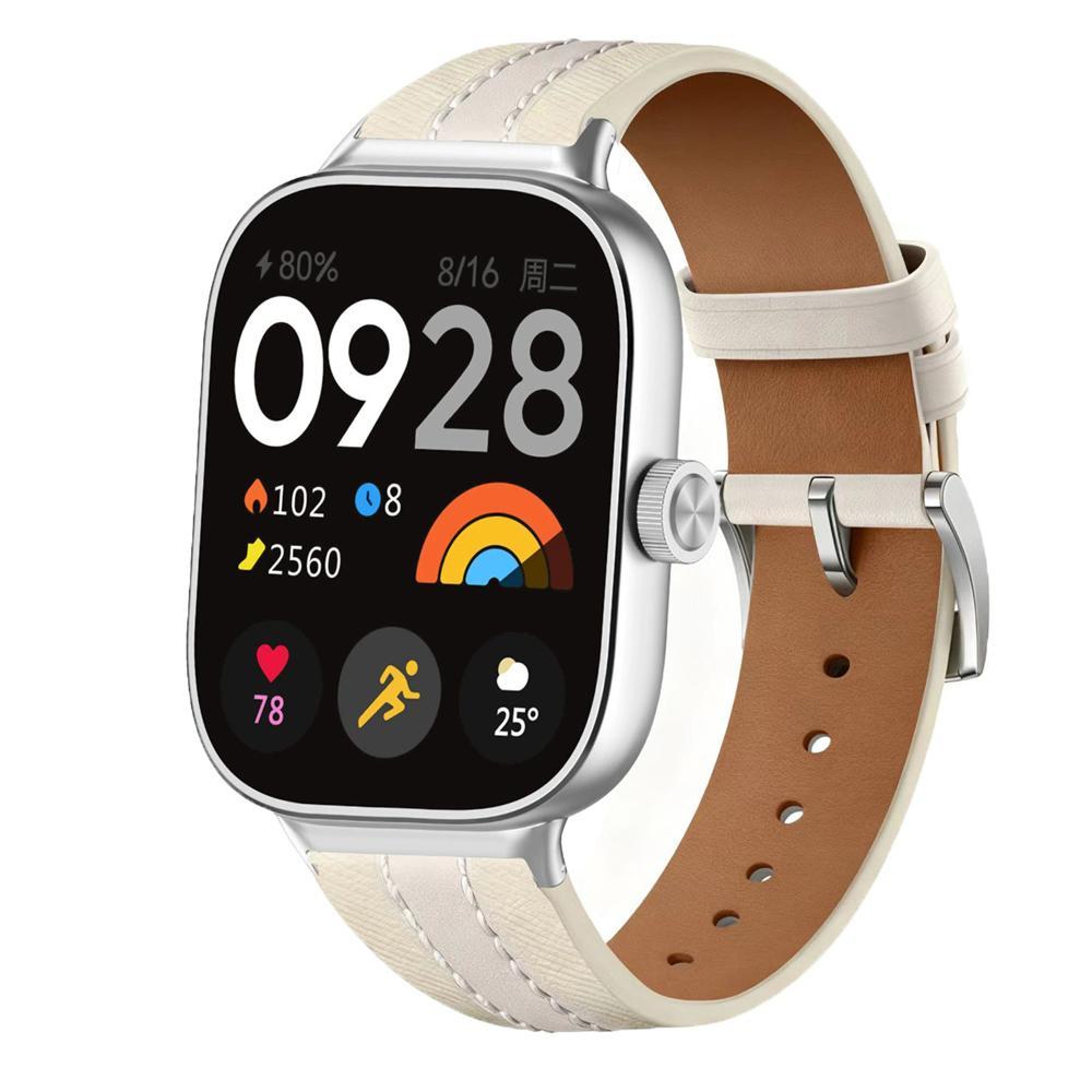 Xiaomi Band 10 Pro Redmi Watch 6 5 Genuine Leather Watch Band Color Block Saddle Strap 4