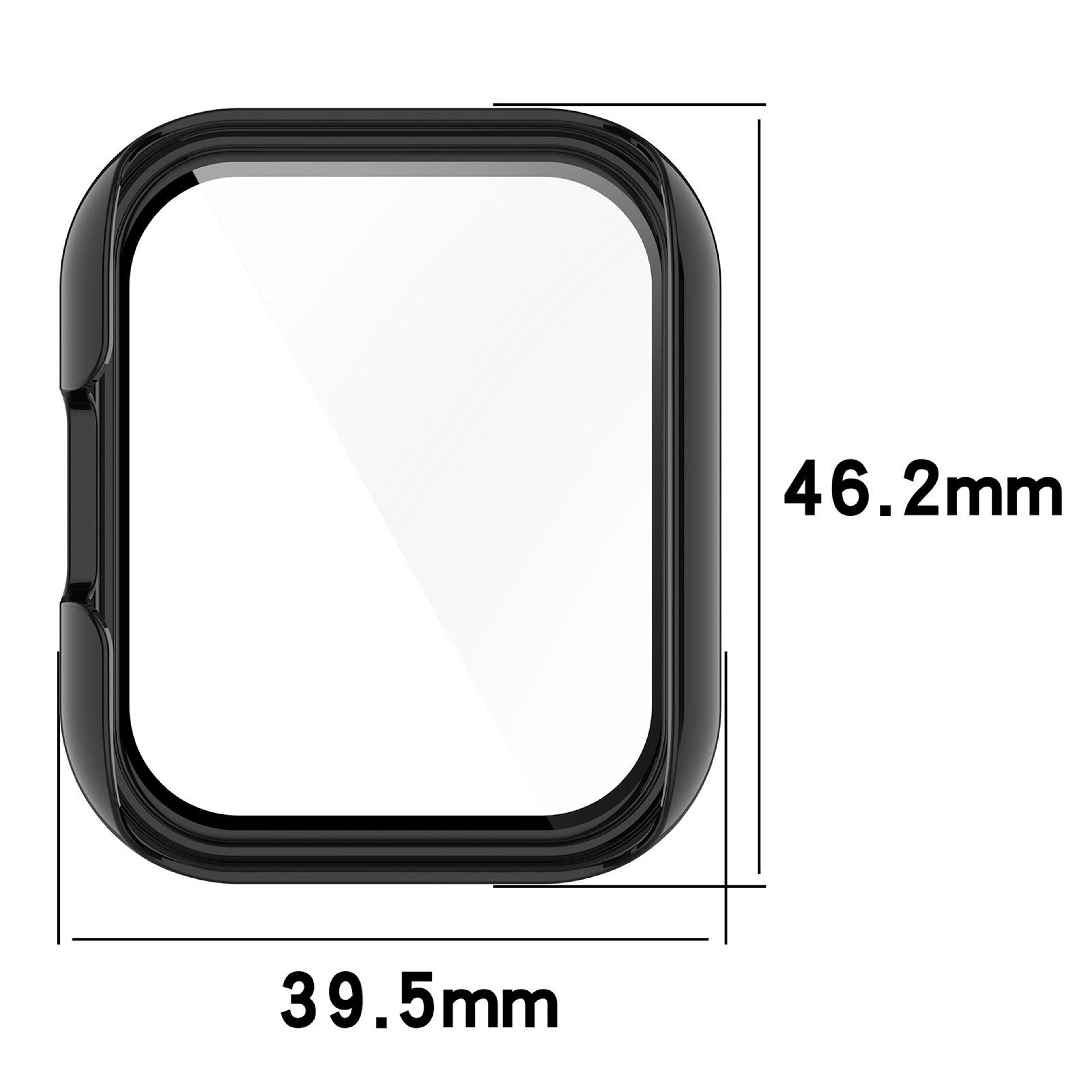 Realme TechLife Watch S100 SZ100 Protective Watch Case with Tempered Screen Protector Full Coverage PC Cover – view 5