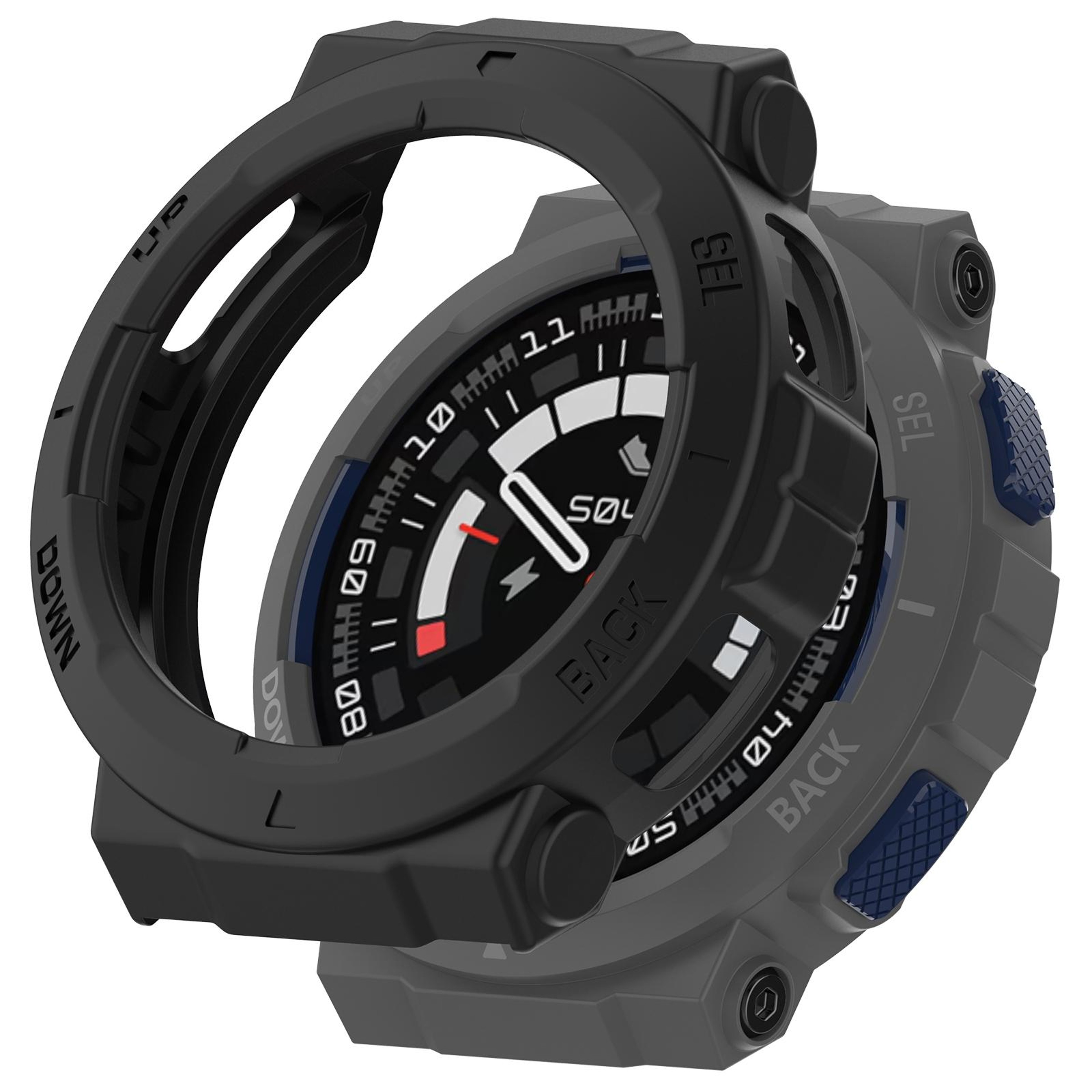 Amazfit Active Edge A2212 TPU Watch Case Armored Hollow Protective Cover Lightweight Scratch Resistant – view 3