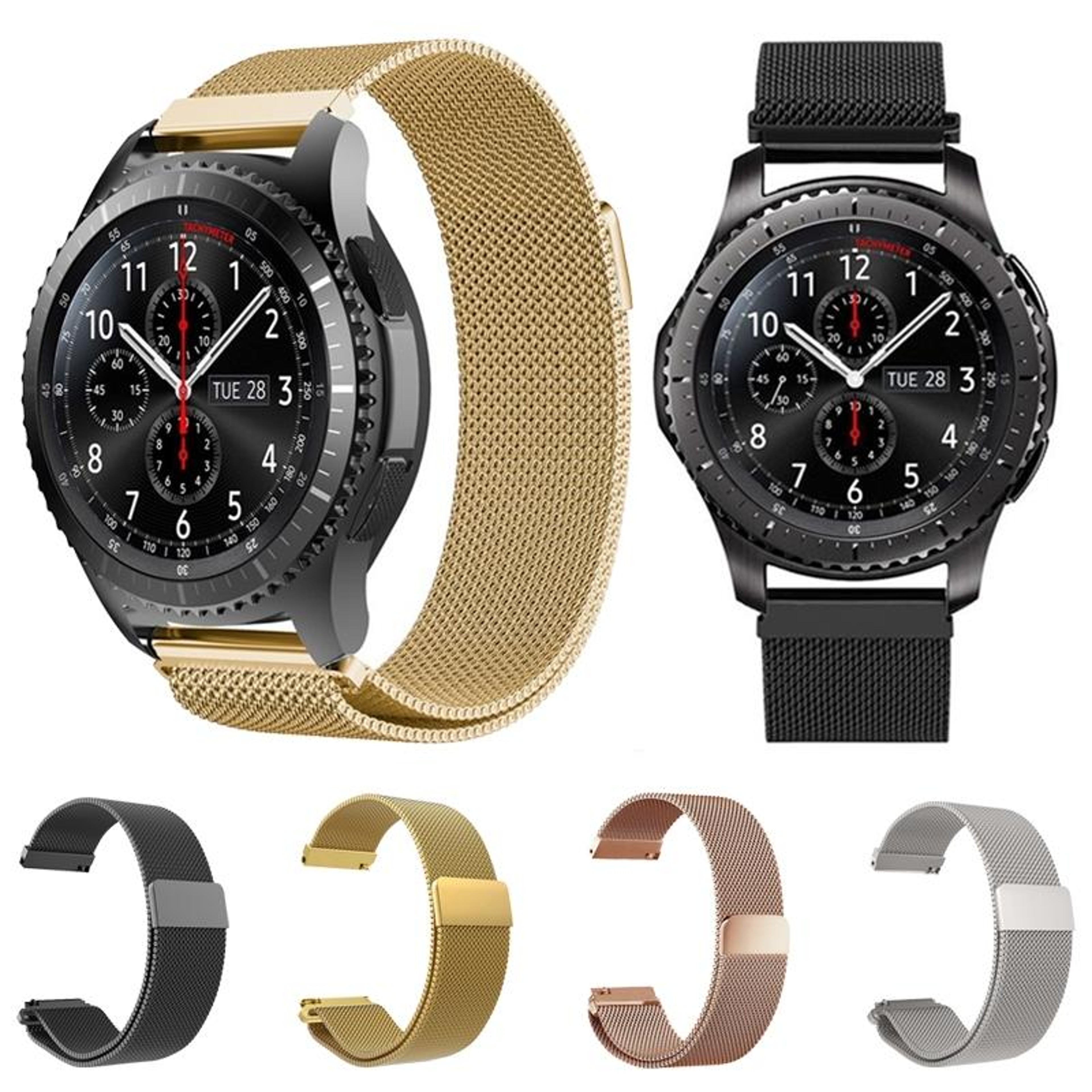 22mm Milanese Watch Band Stainless Steel Magnetic Replacement Strap for Huawei Watch GT2 Pro Amazfit GTR 2 – view 9