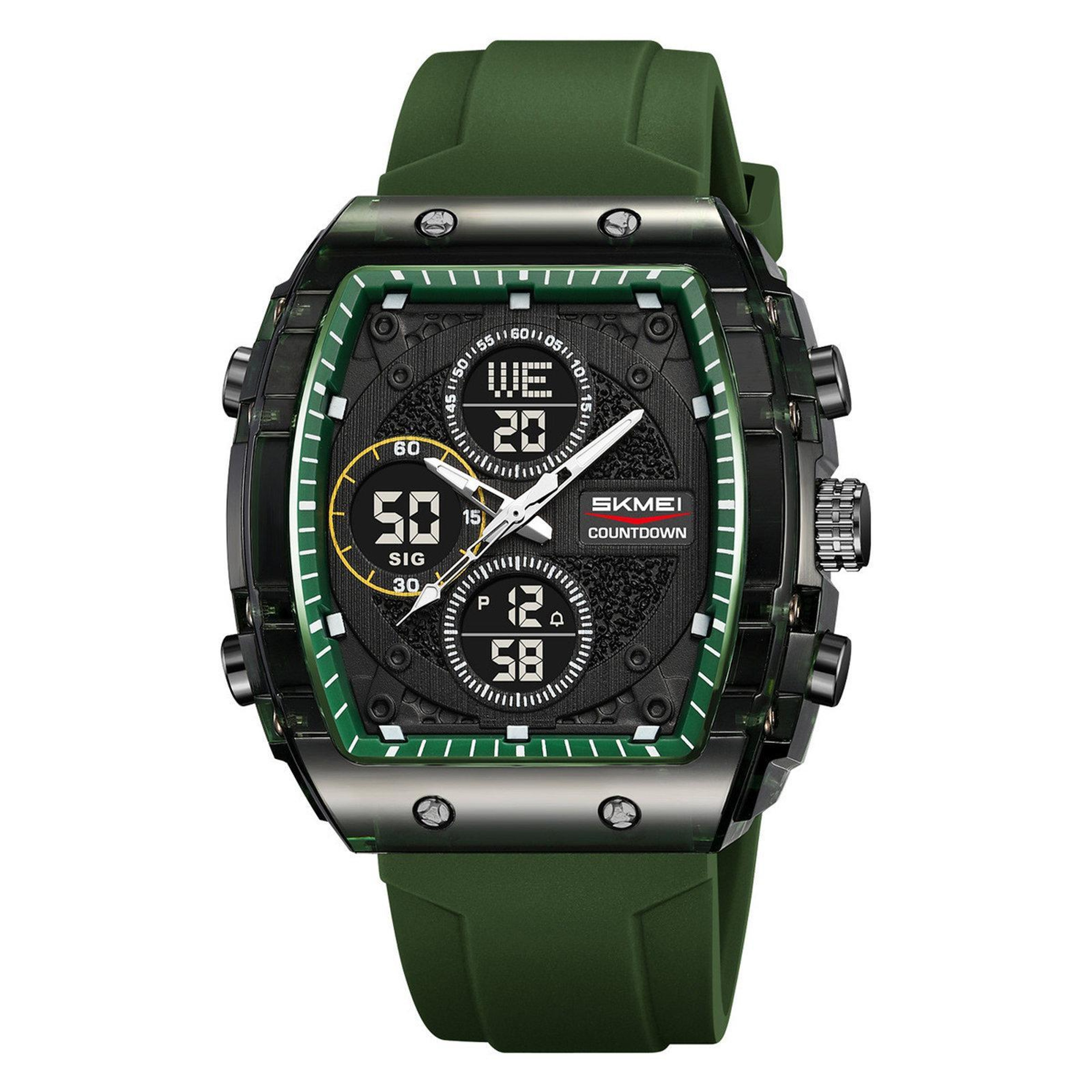 SKMEI 2602 Dual Display Sports Watch 50M Water Resistant Watch With Chronograph And LED Backlight 3