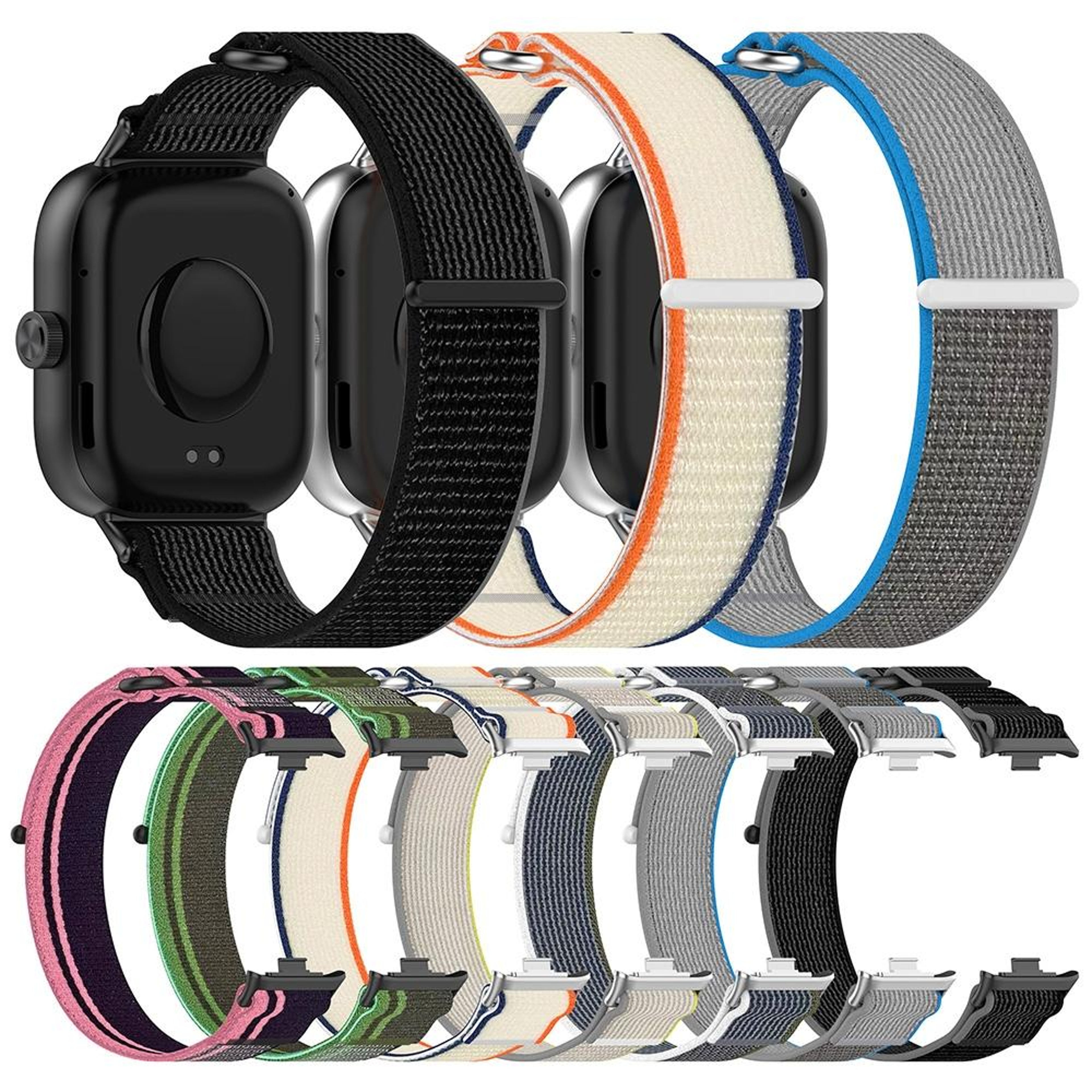 Redmi Watch 5 eSIM Nylon Watch Band Breathable Hook and Loop Replacement Strap – view 10