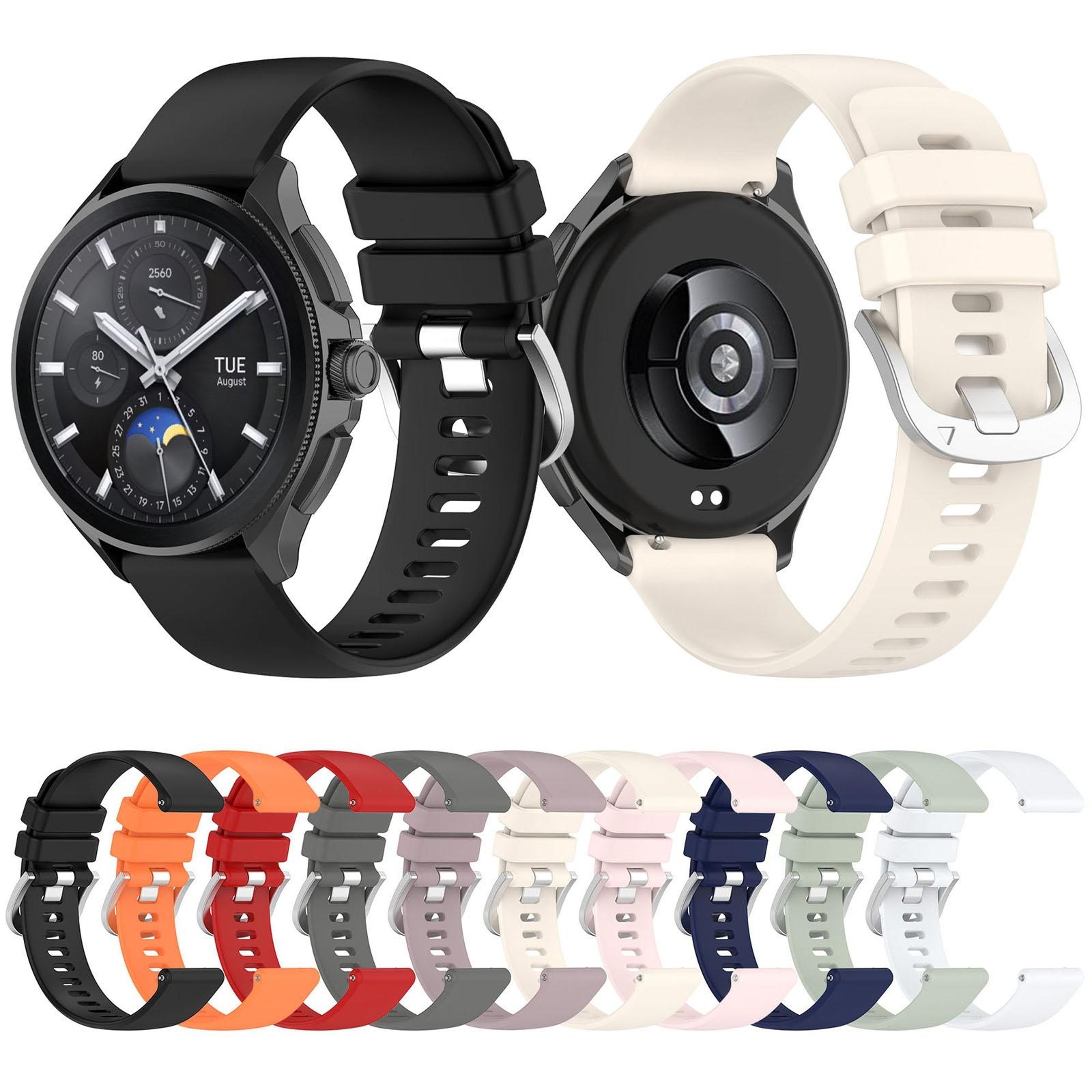 Huawei Watch 2 Pro Honor Watch 4 Pro Silicone Watch Band Soft Waterproof Replacement Strap – view 5