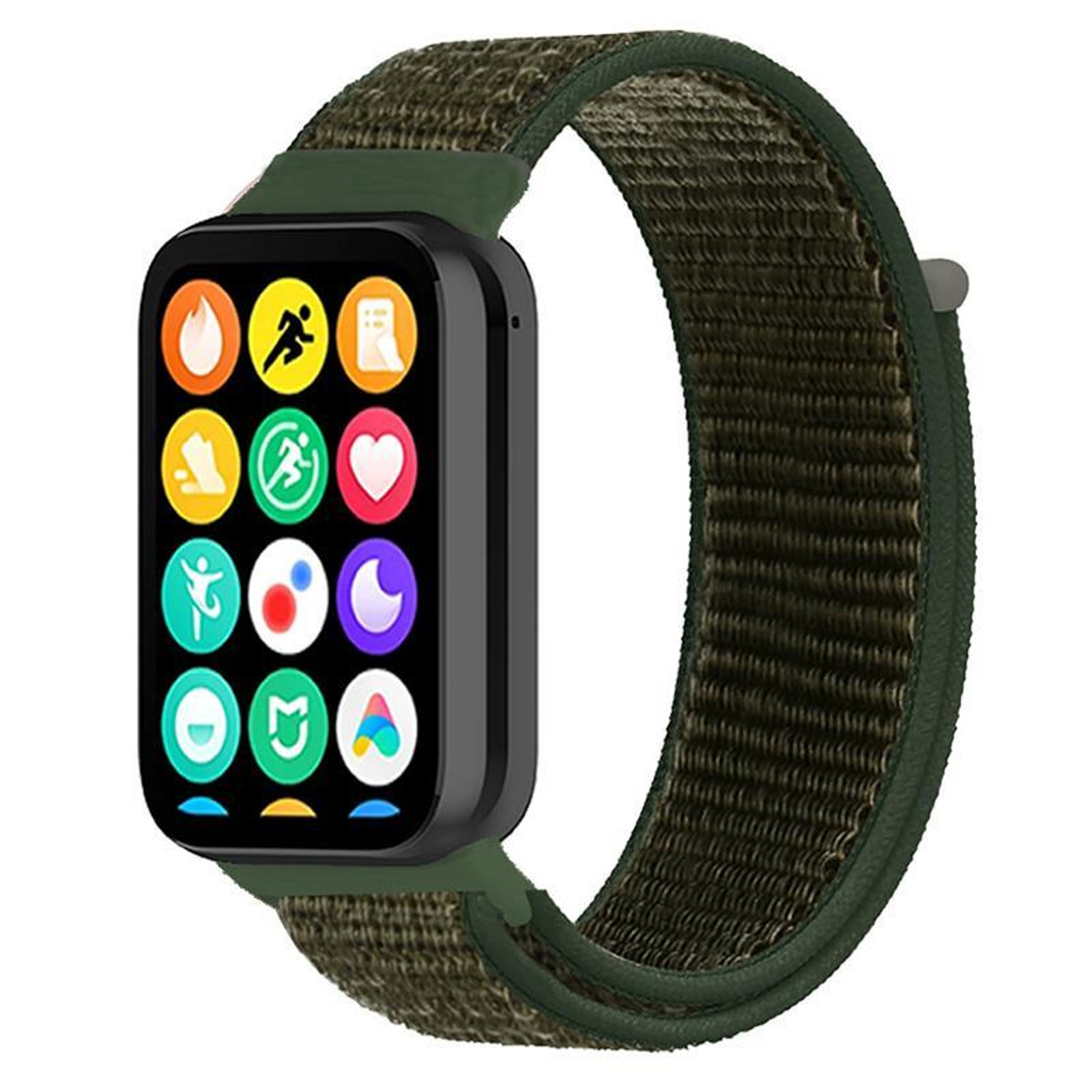 Xiaomi Band 9 Pro Strap Nylon Hook And Loop Fastener Replacement Watch Band For Xiaomi Band 8 Pro R 18
