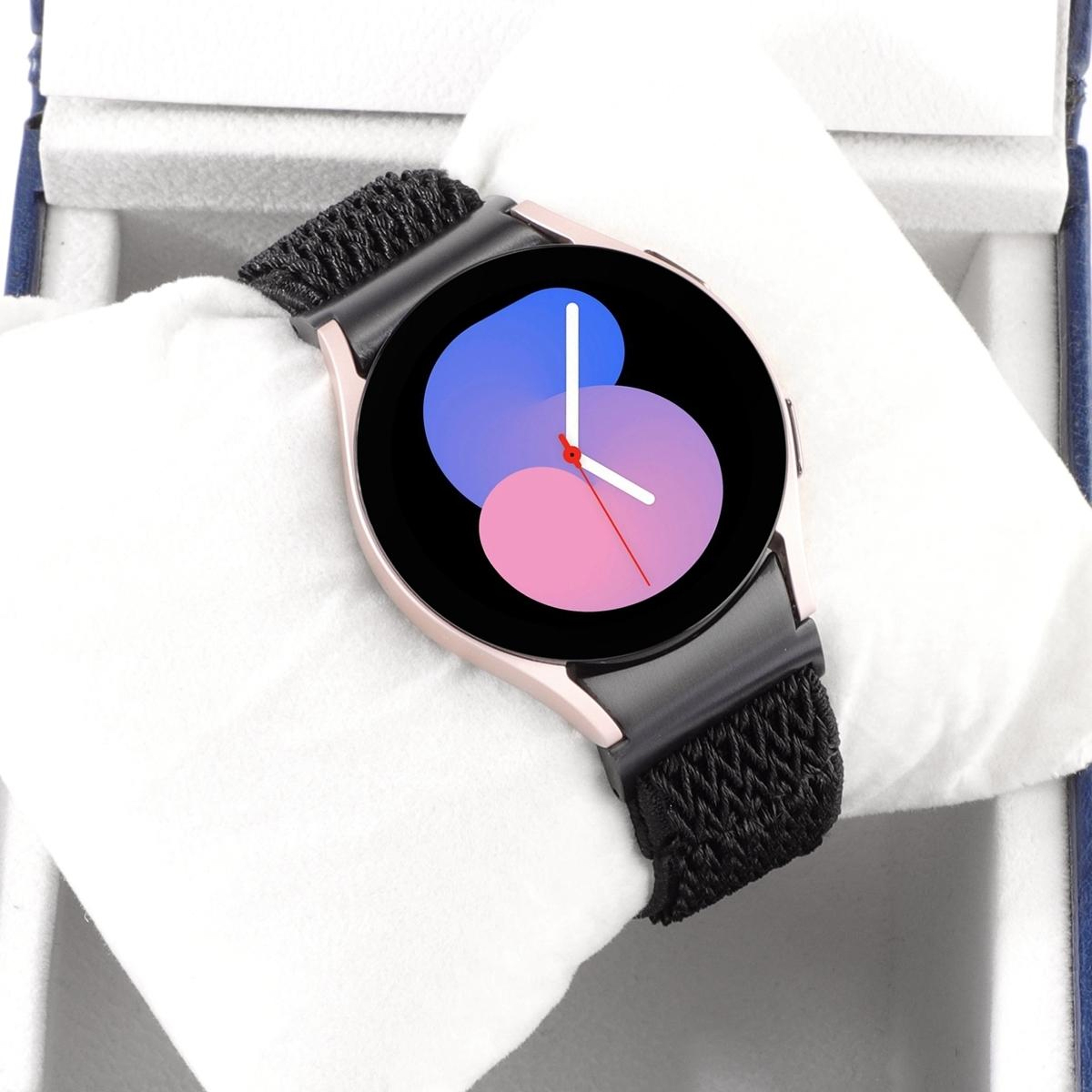 Samsung Galaxy Watch 6 5 Pro 4 Braided Nylon Watch Band Adjustable Wave Replacement Strap 5