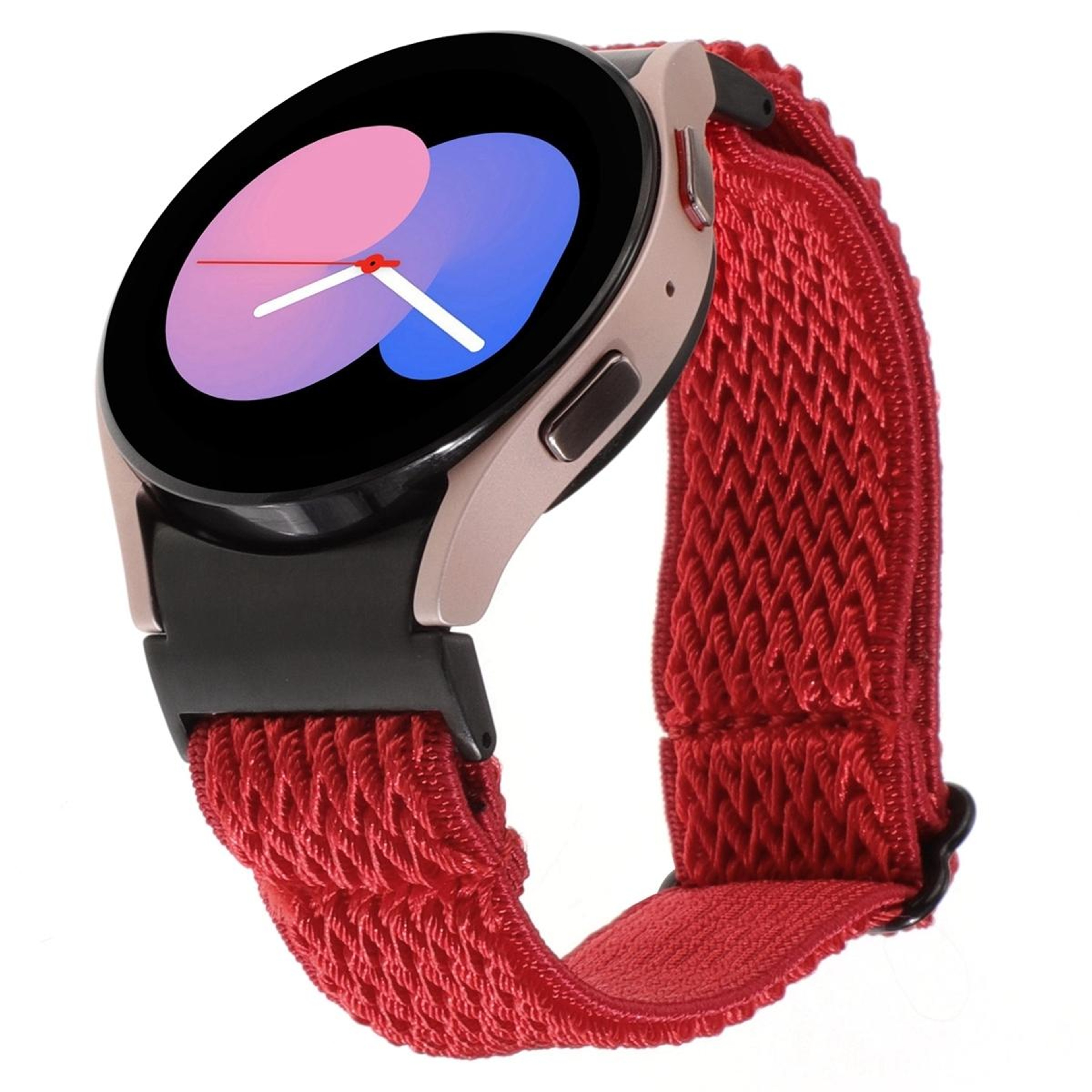 Samsung Galaxy Watch 6 5 Pro 4 Braided Nylon Watch Band Adjustable Wave Replacement Strap 9