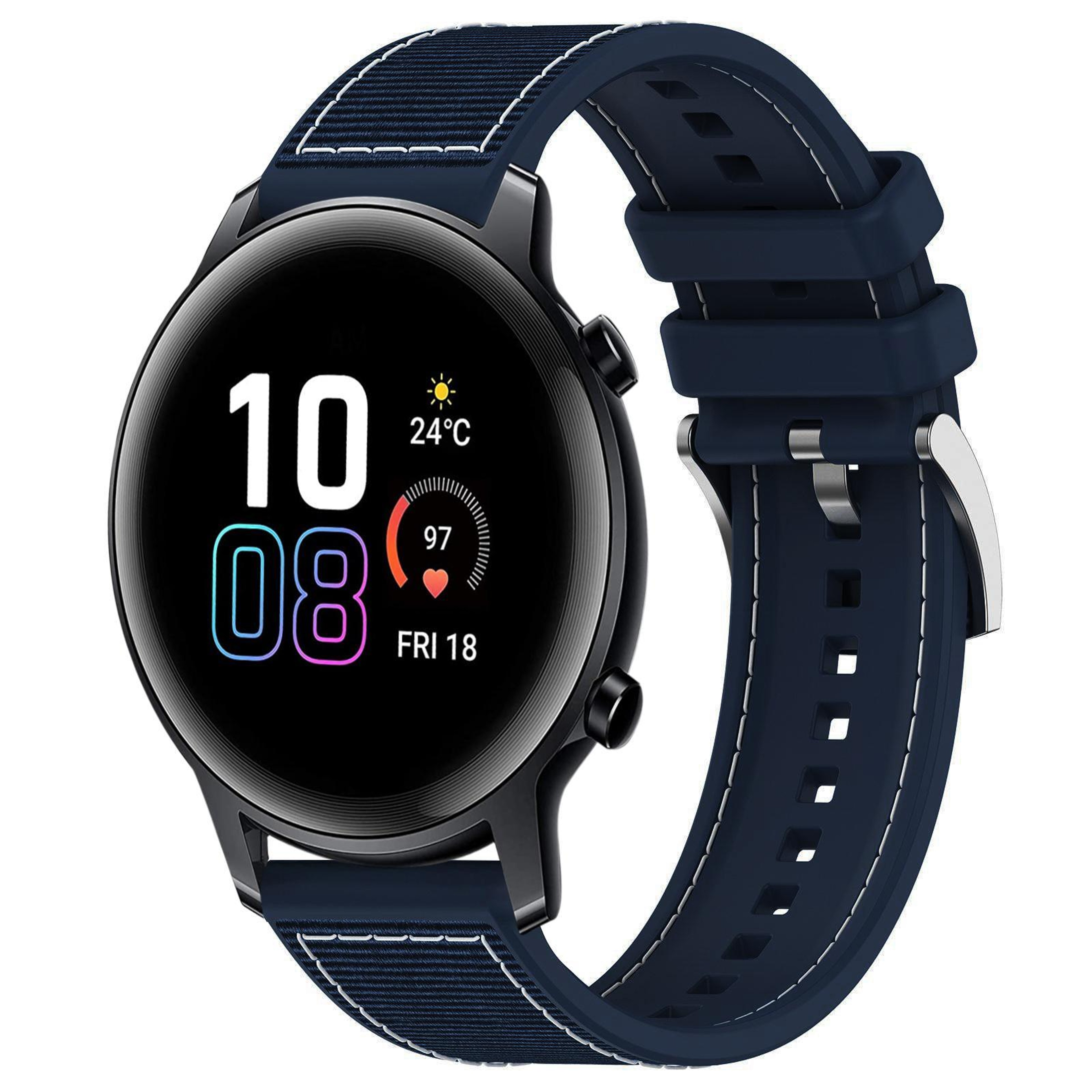 20mm Honor Watch SE Band Hybrid Nylon Silicone Watch Band For Honor Watch SE MagicWatch 2 42mm 10