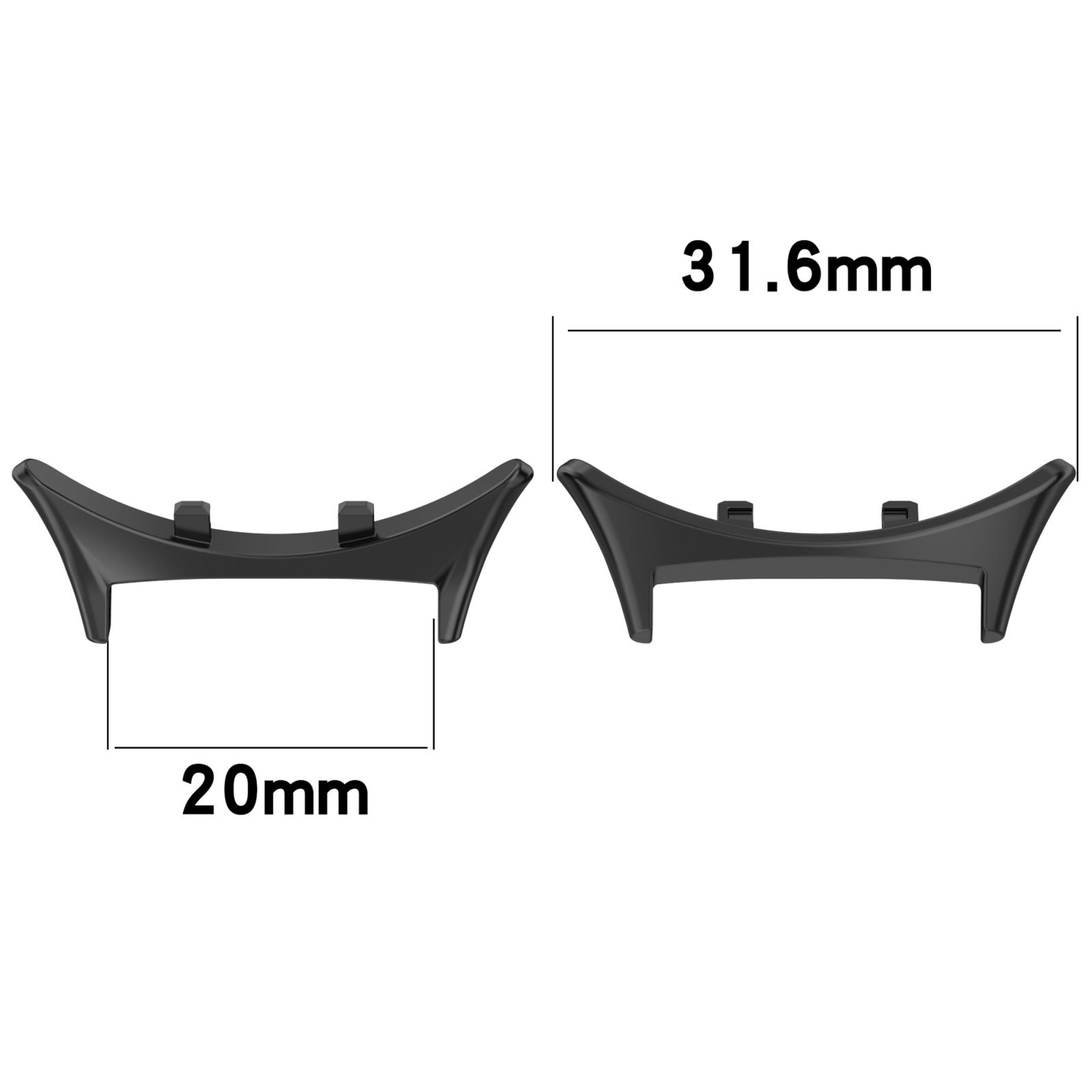 For vivo Watch 3 Metal Watch Band Connector Replacement Strap Adapter Pair – view 4