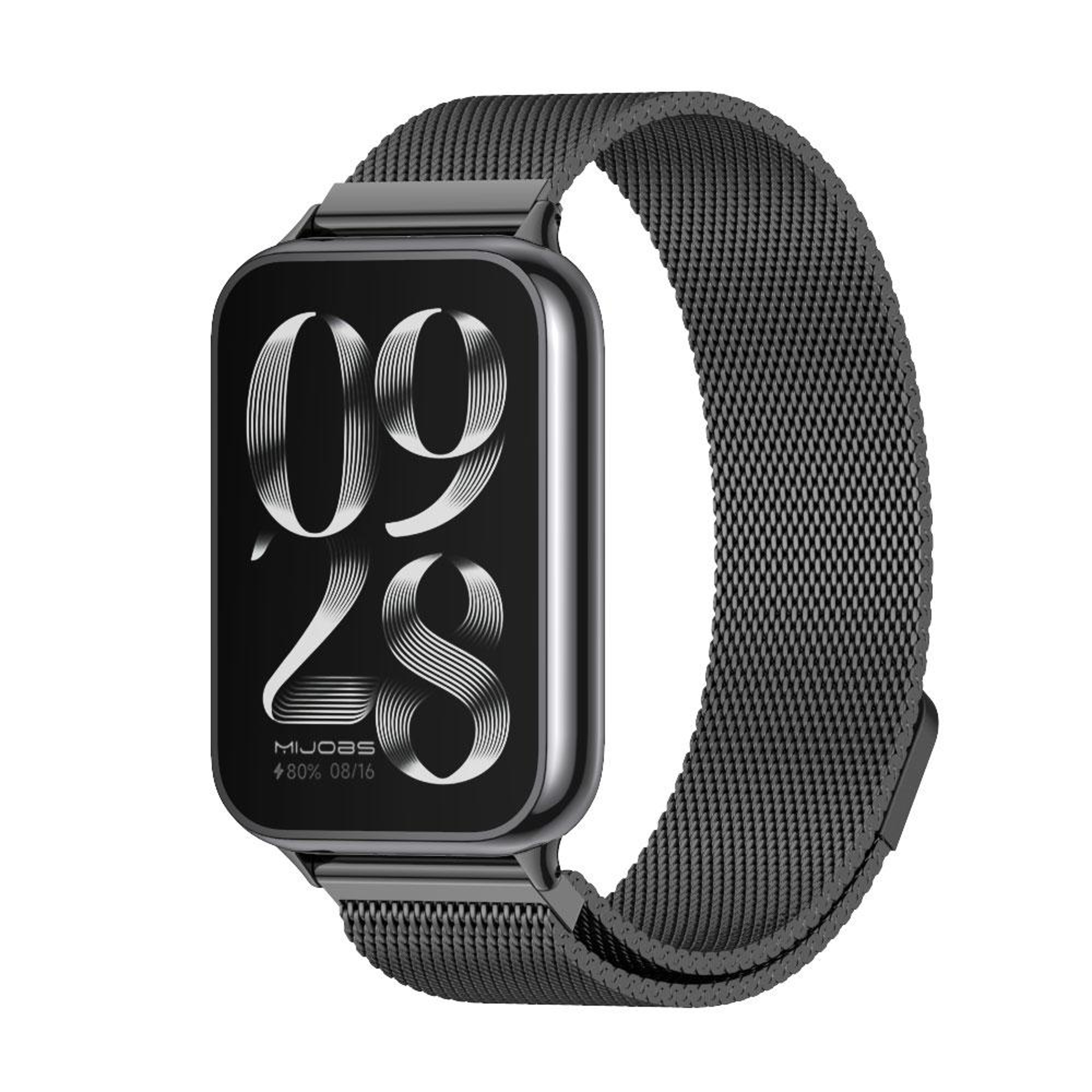 Mijobs Milan Magnetic Stainless Steel Watch Band For Xiaomi Band 10 Pro Redmi Watch 6 5 Adjustable  9