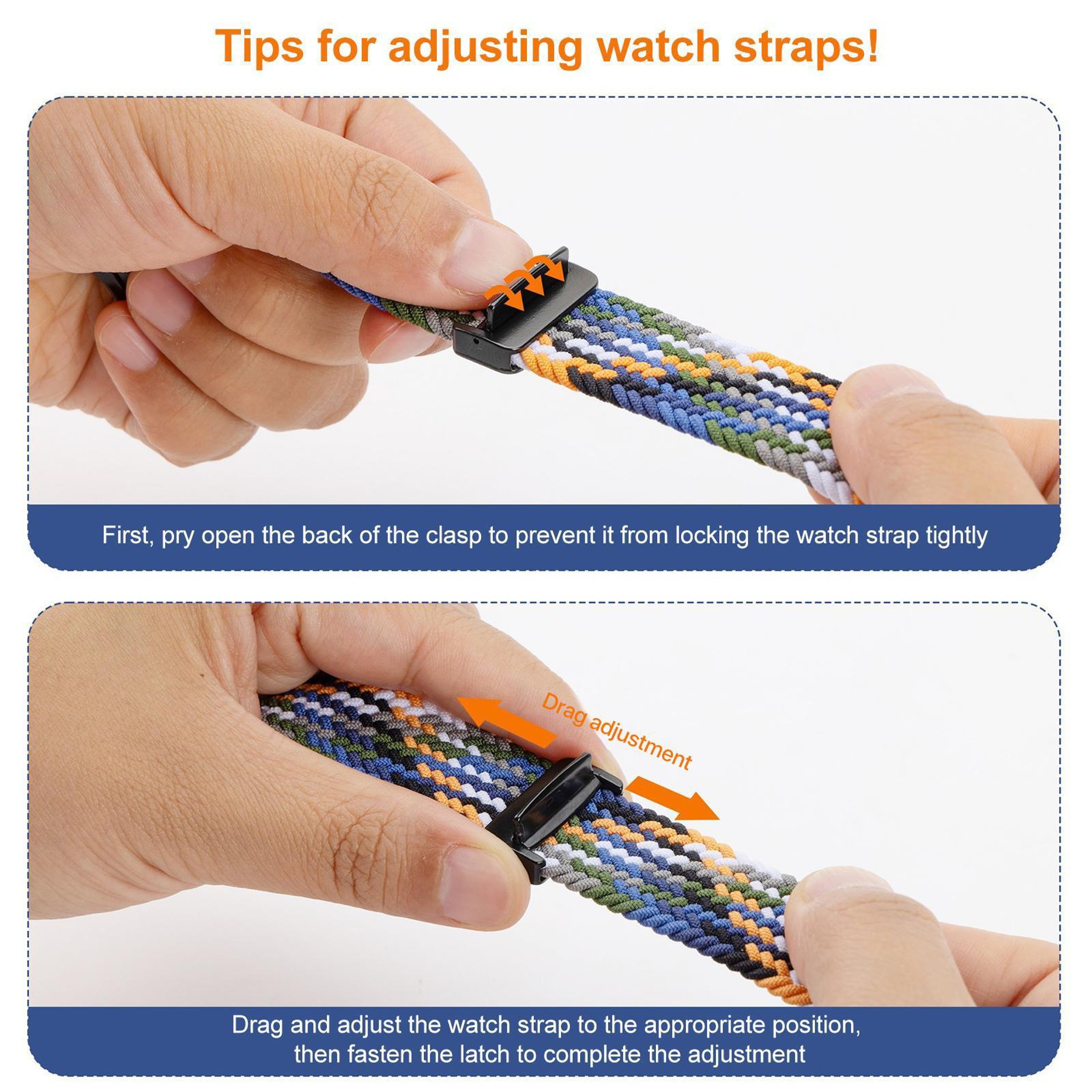 Huawei Watch Fit 5 Fit 5 Pro Fit 4 Magnetic Nylon Watch Band Breathable Adjustable Woven Strap 11