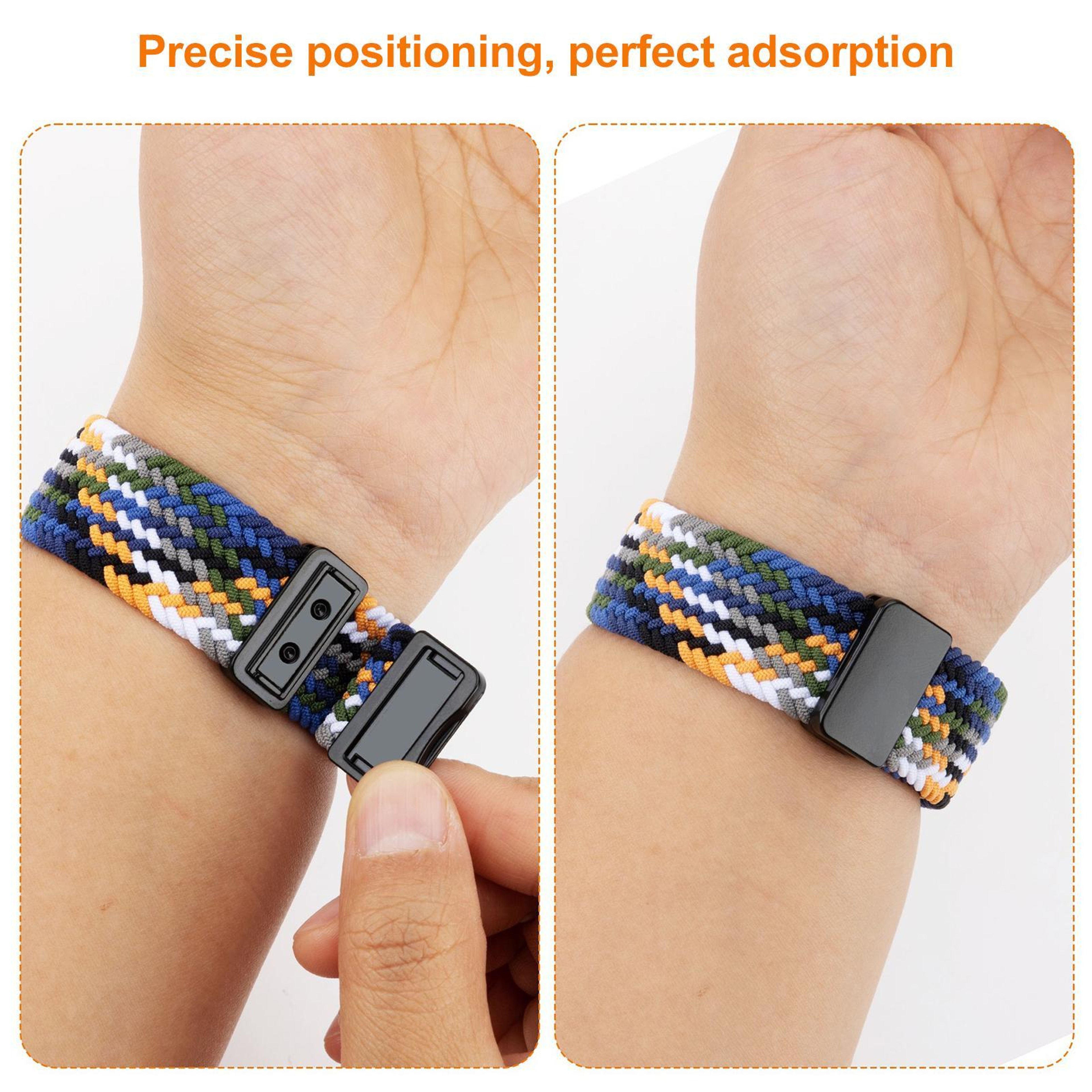Huawei Watch Fit 5 Fit 5 Pro Fit 4 Magnetic Nylon Watch Band Breathable Adjustable Woven Strap 13