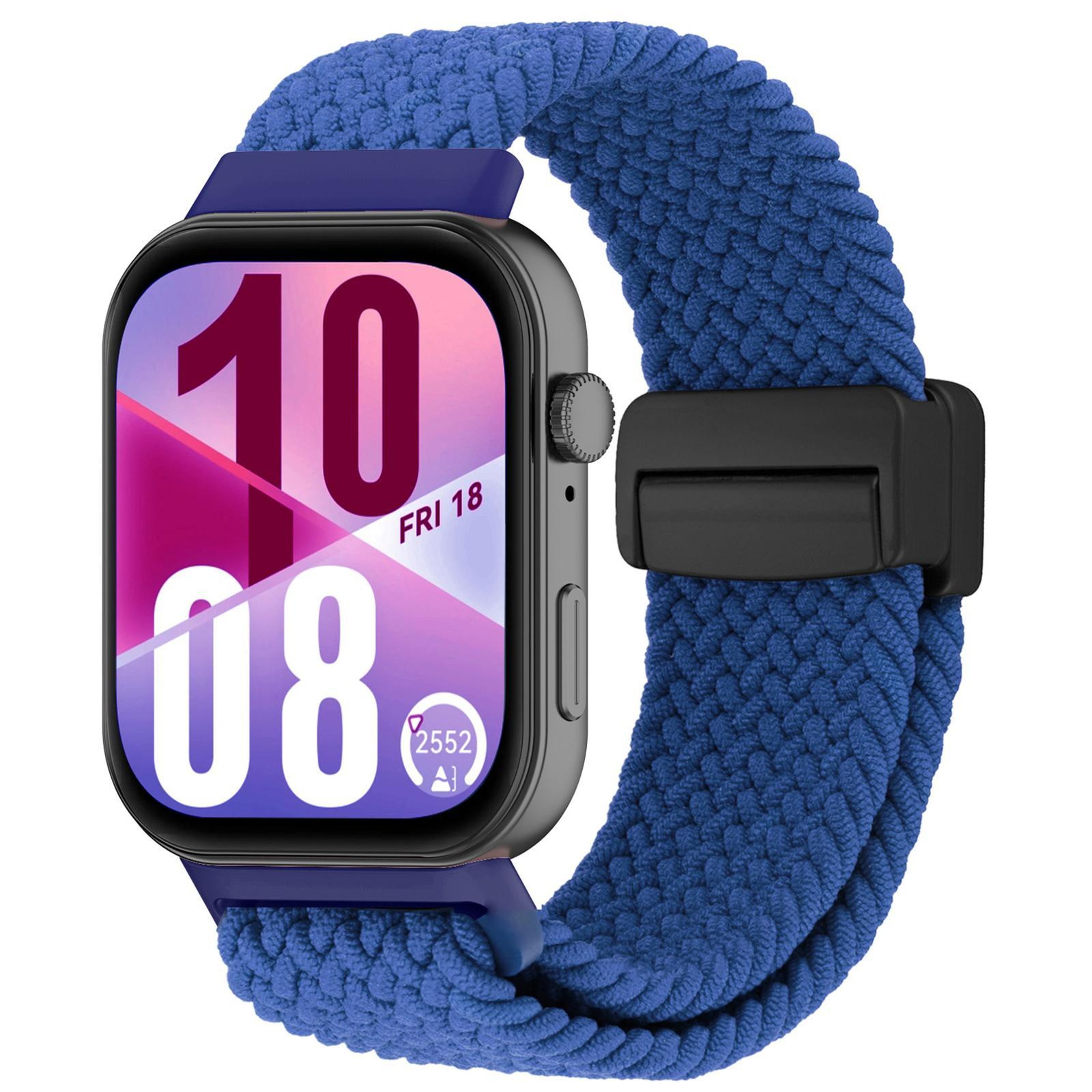 Huawei Watch Fit 5 Fit 5 Pro Fit 4 Magnetic Nylon Watch Band Breathable Adjustable Woven Strap 17