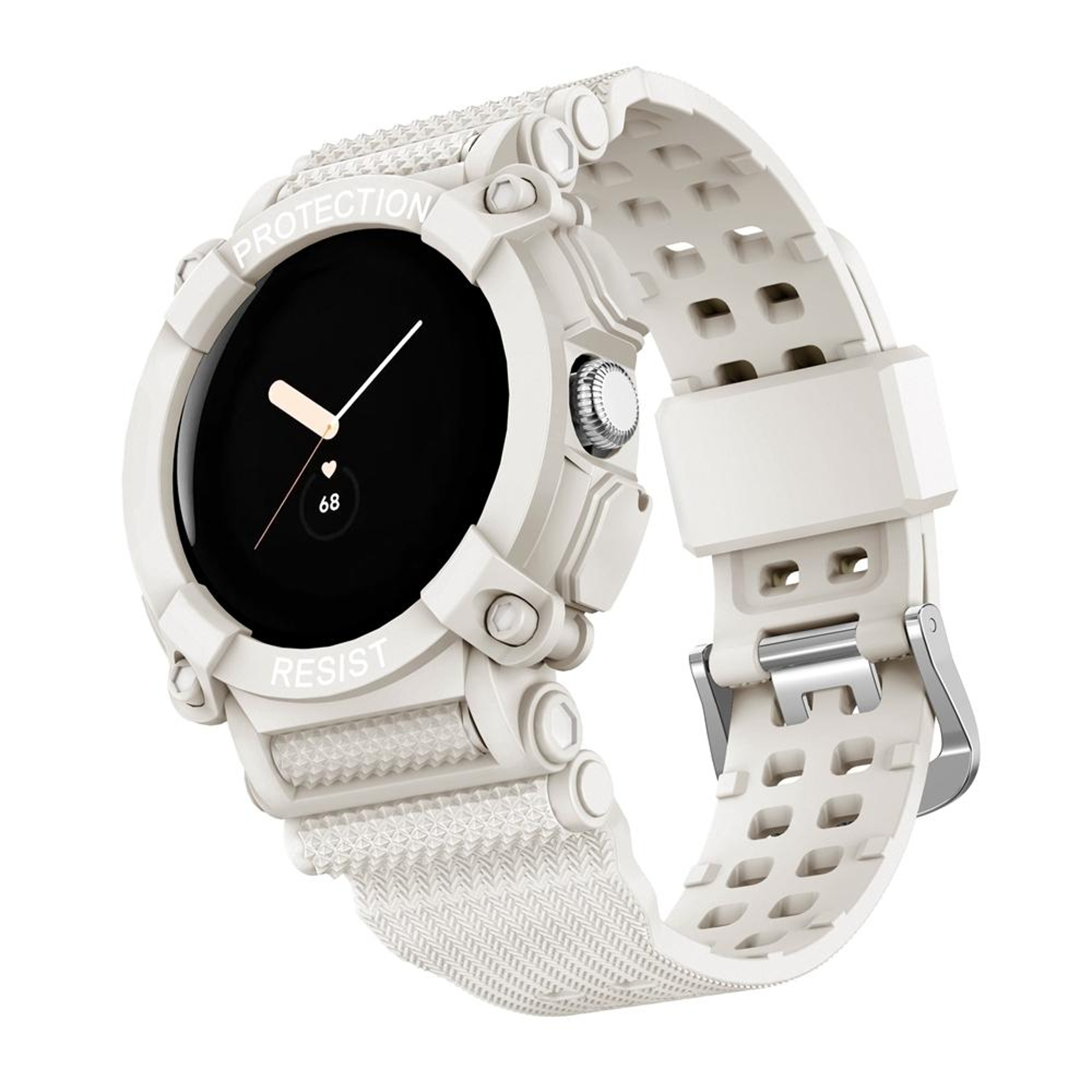 Google Pixel Watch Silicone Watch Band Three Proof Integrated Replacement Strap – view 10