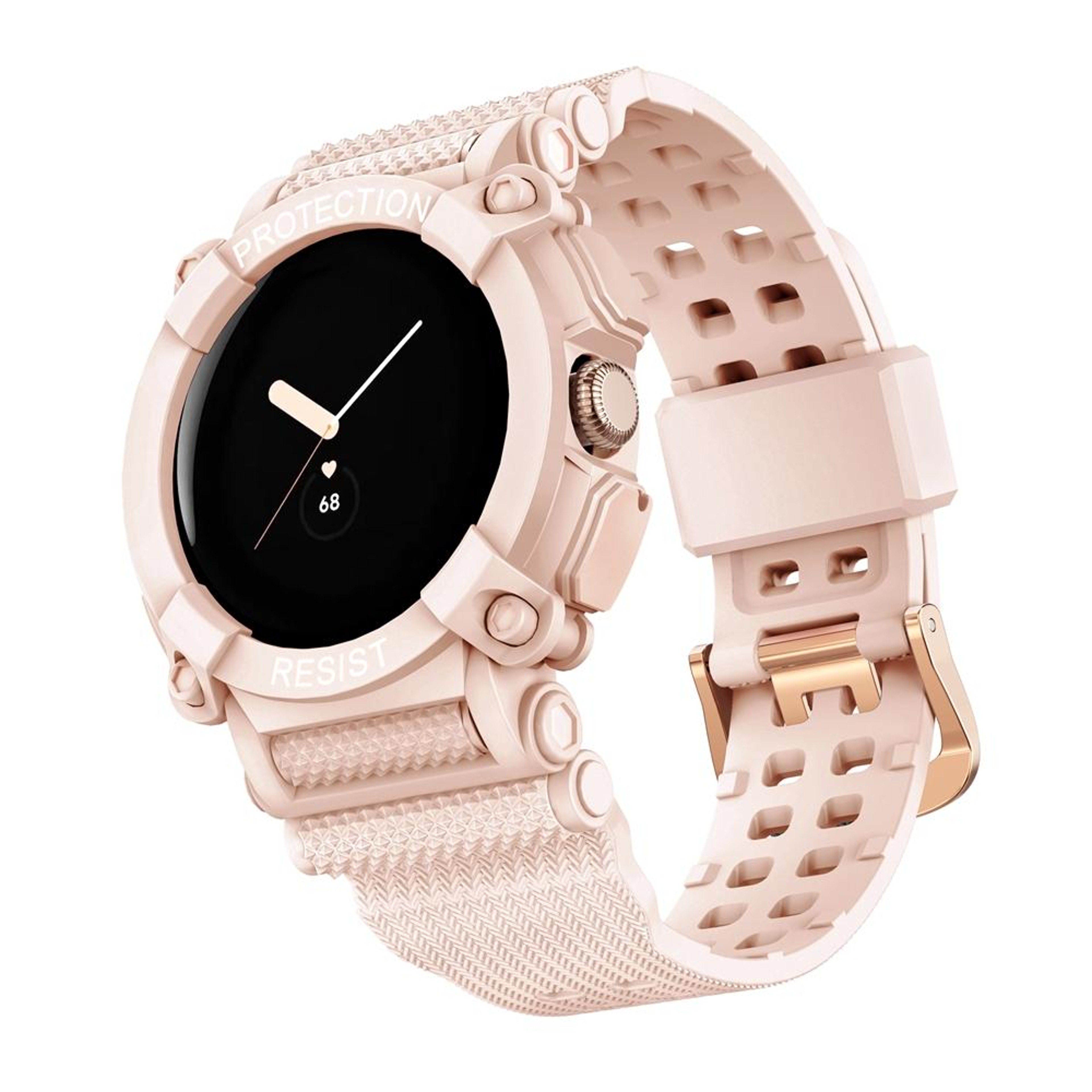 Google Pixel Watch Silicone Watch Band Three Proof Integrated Replacement Strap – view 15