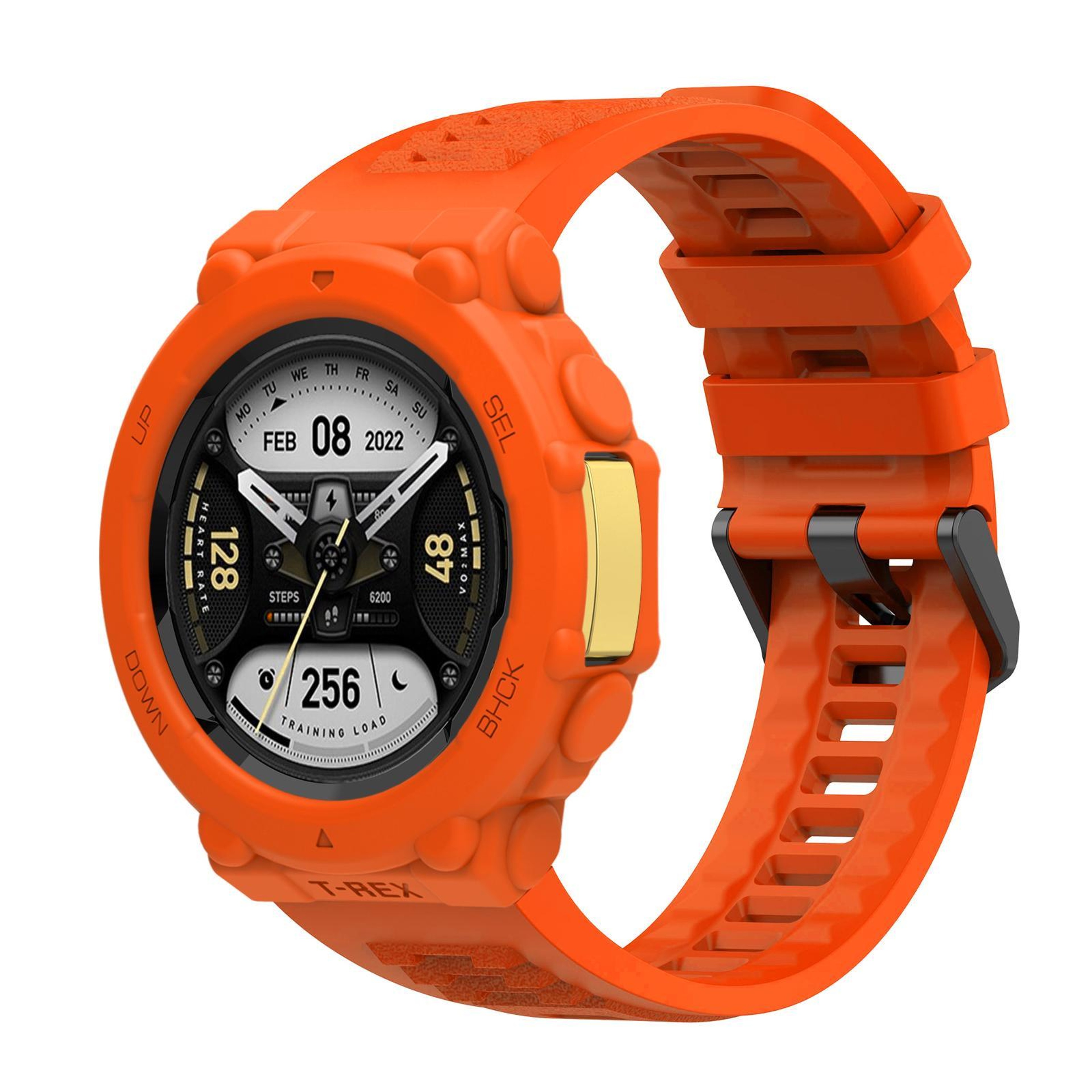 Huami Amazfit T Rex 2 Silicone Watch Band with Protective Watch Cover Sport Strap – view 9