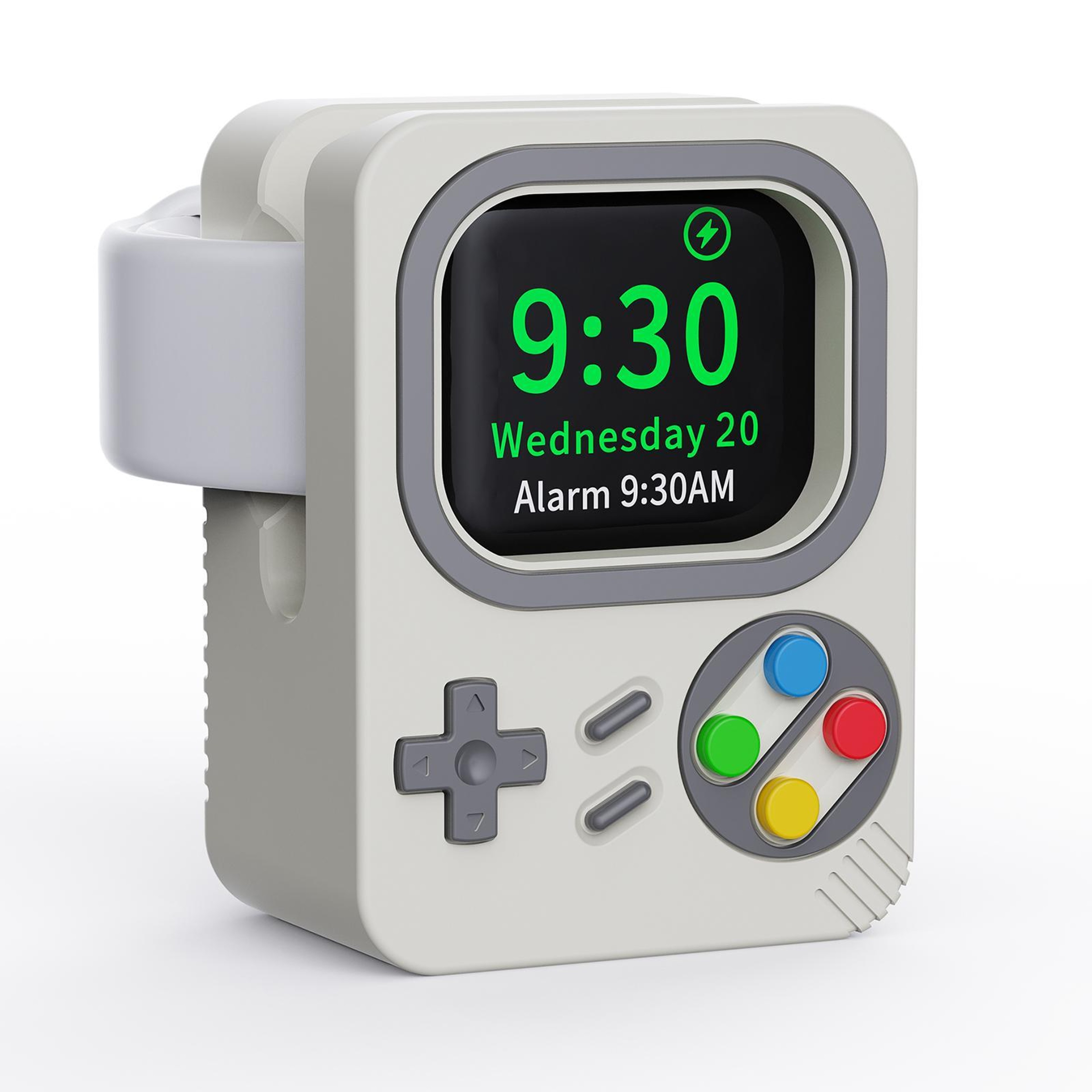 Retro Game Console Apple Watch Charging Stand Silicone Dock Holder For Apple Watch Charger 8