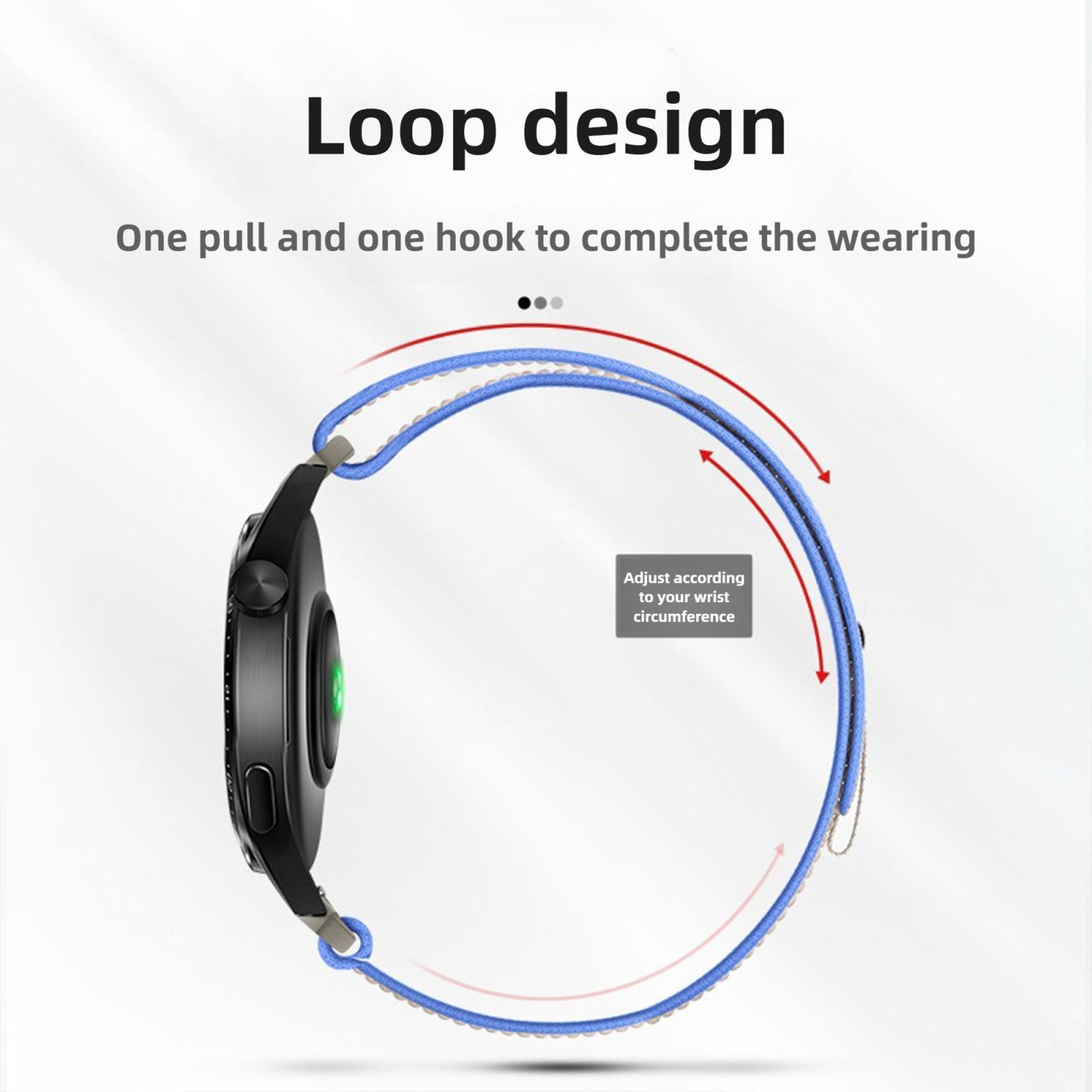 Suunto Race 2 Nylon Watch Band Wild Path Hook And Loop Adjustable Sport Strap 5