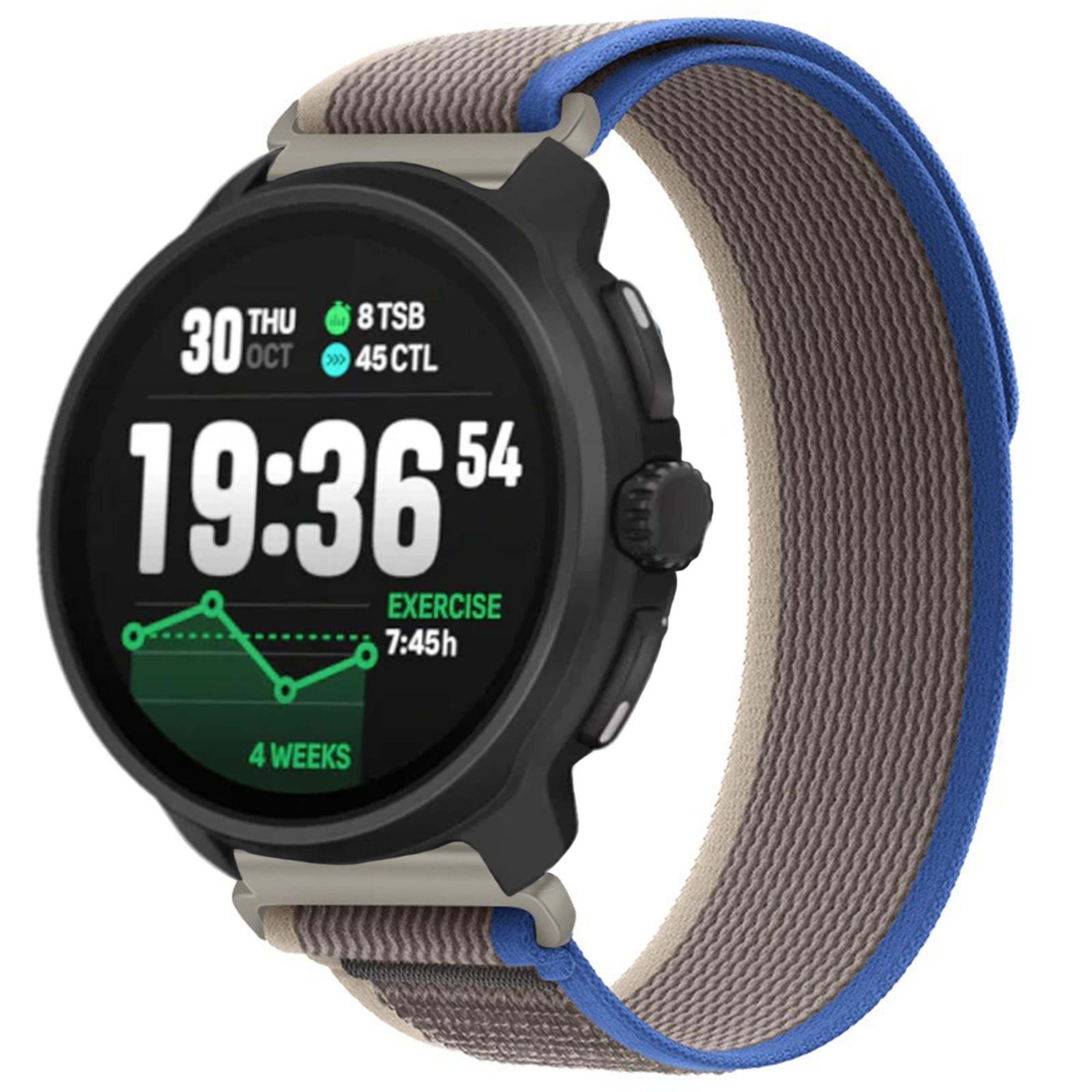 Suunto Race 2 Nylon Watch Band Wild Path Hook And Loop Adjustable Sport Strap 15
