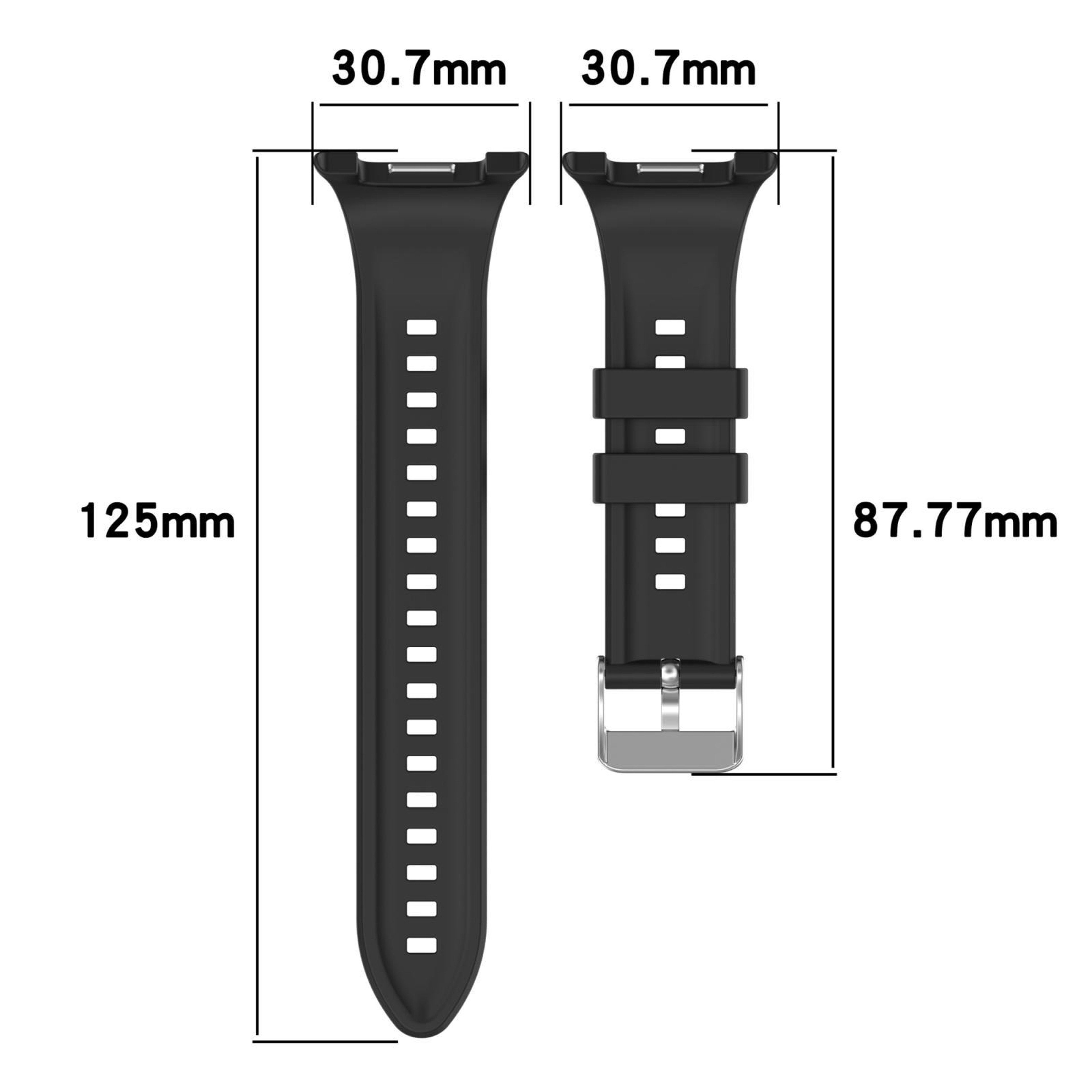 Samsung Galaxy Watch 8 Classic Silicone Watch Band Ice Crystal Texture Replacement Strap – view 11