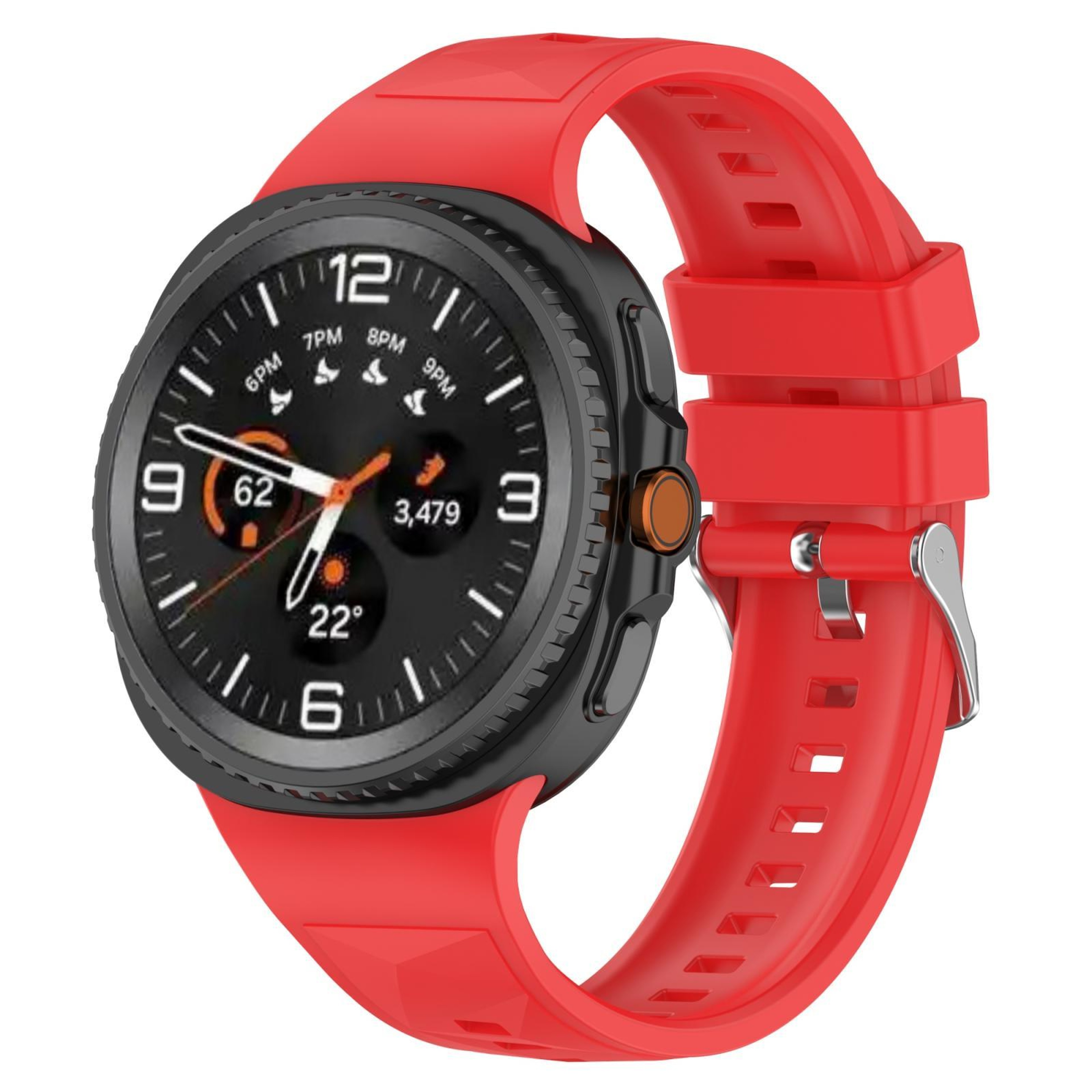 Samsung Galaxy Watch 8 Classic Silicone Watch Band Ice Crystal Texture Replacement Strap – view 18