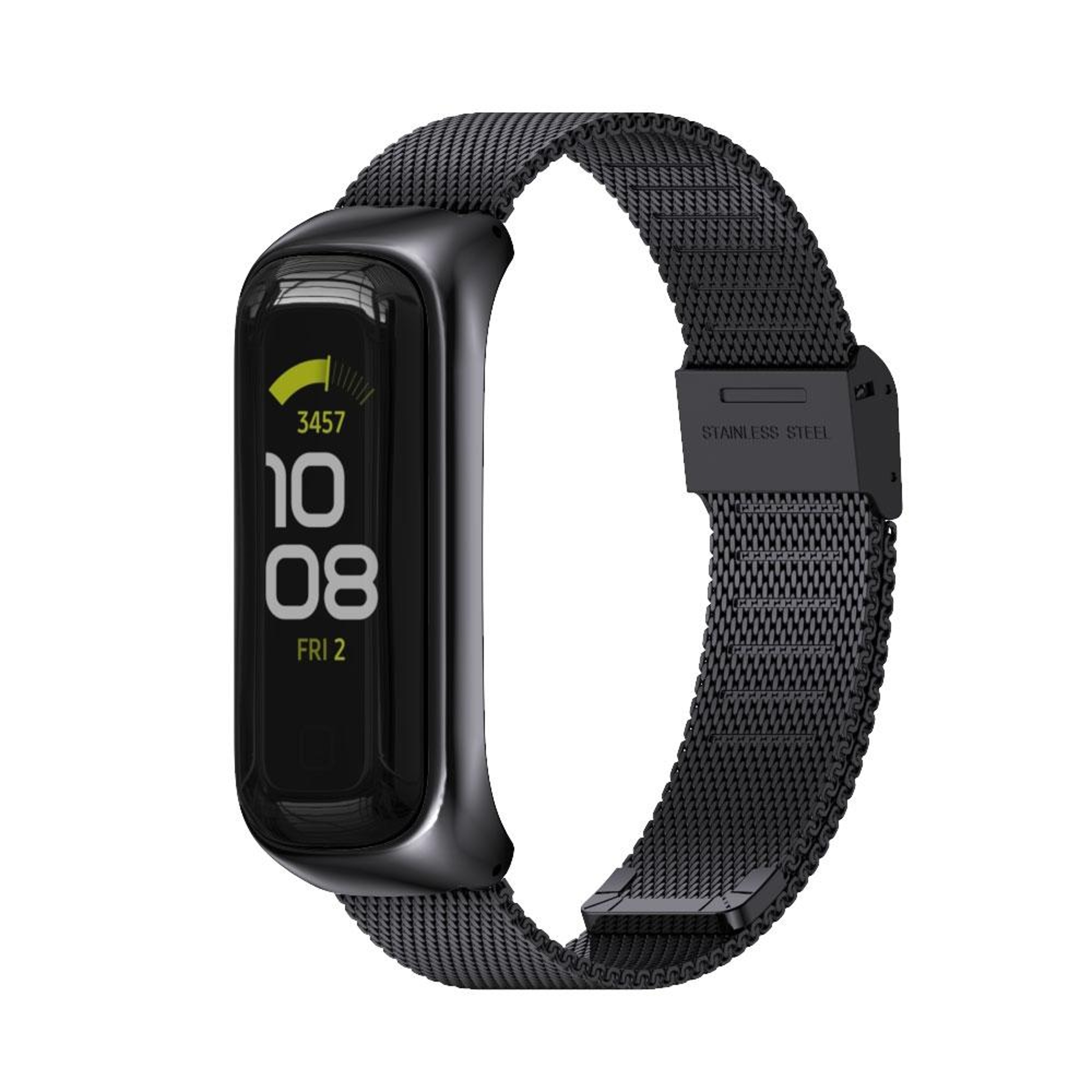 MIJOBS Samsung Galaxy Fit 2 Watch Band Stainless Steel Milanese Magnetic Replacement Strap 3