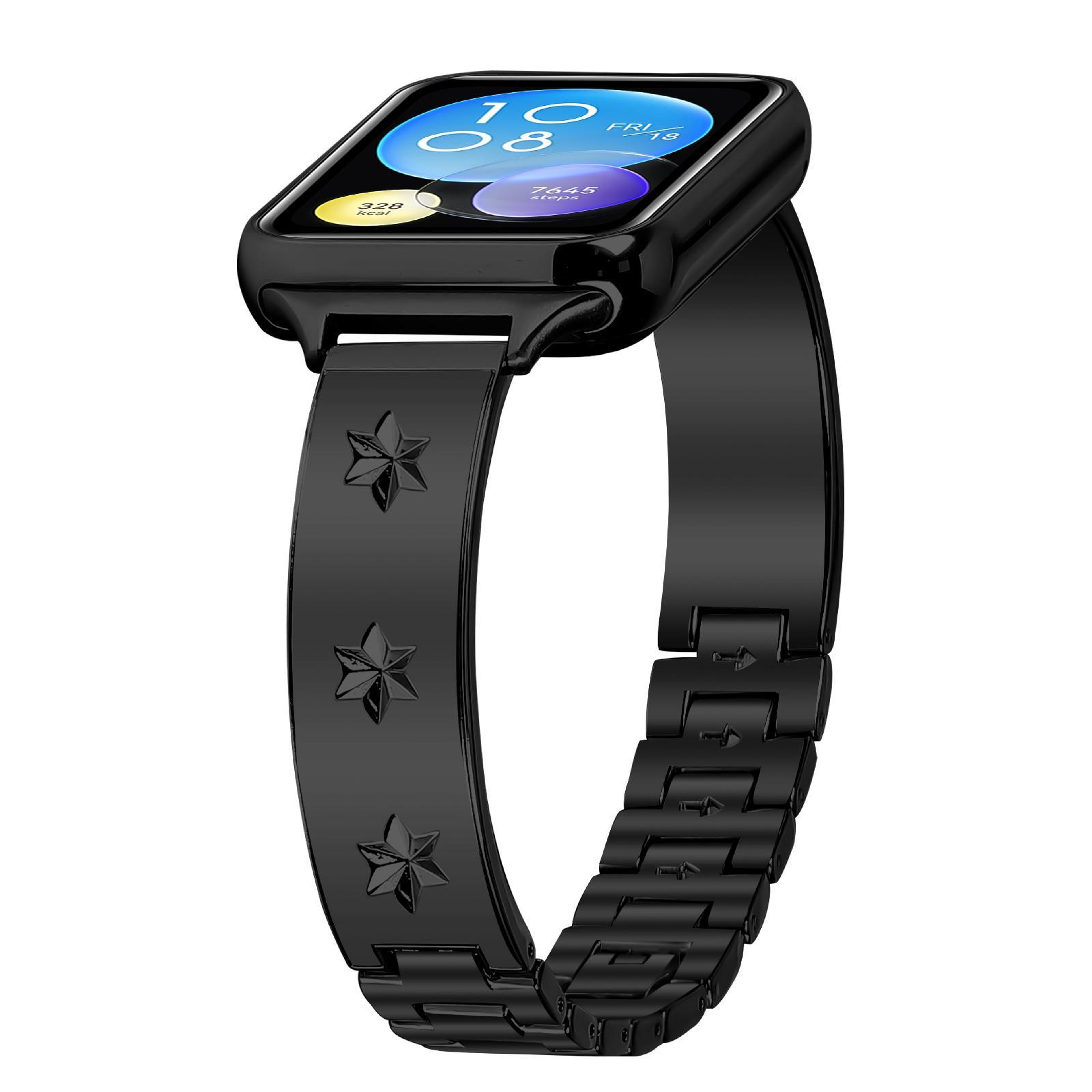 Luxury Snowflake Petals Metal Watch Band For Xiaomi Mi Band 8 Pro And Redmi Watch 4 4