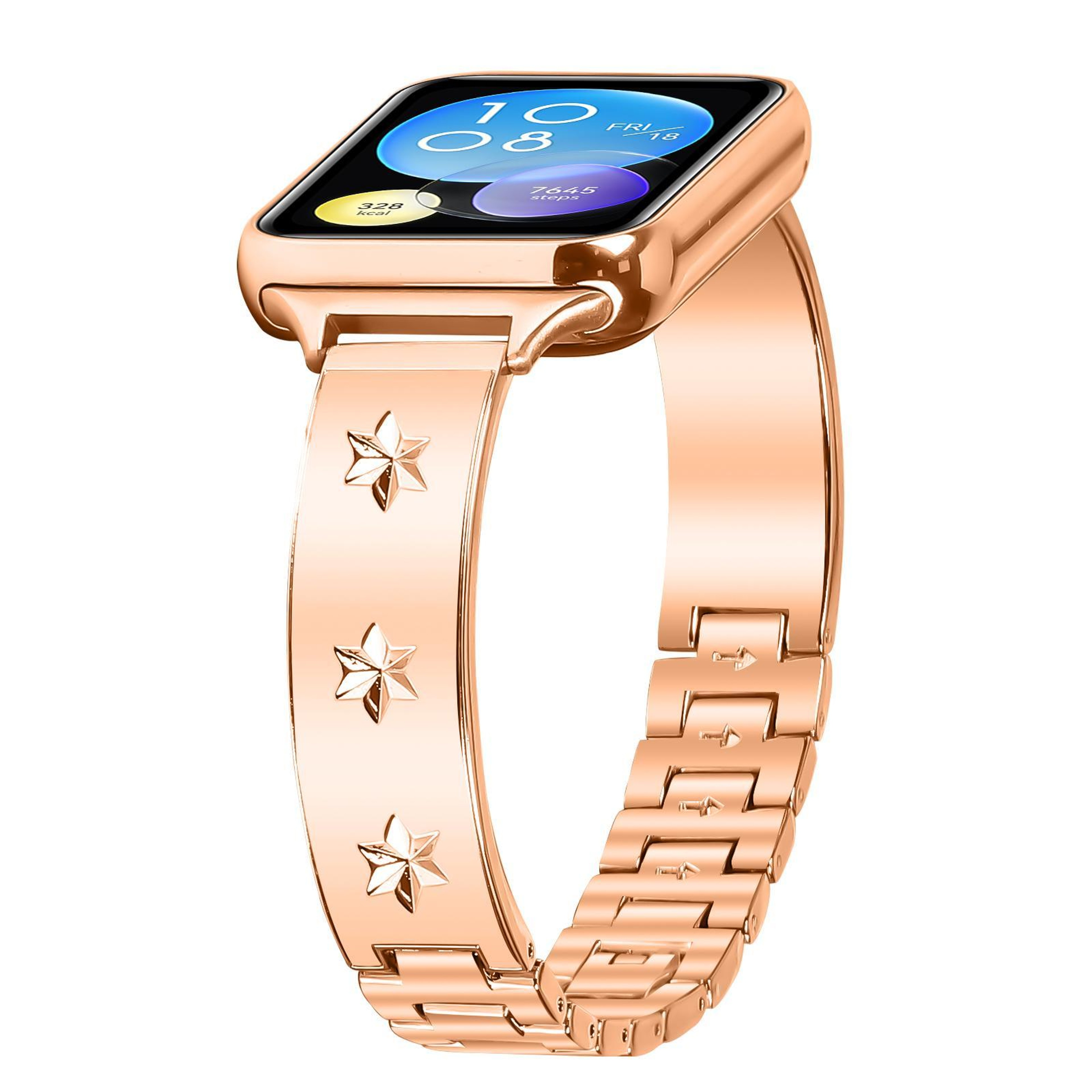 Luxury Snowflake Petals Metal Watch Band For Xiaomi Mi Band 8 Pro And Redmi Watch 4 3