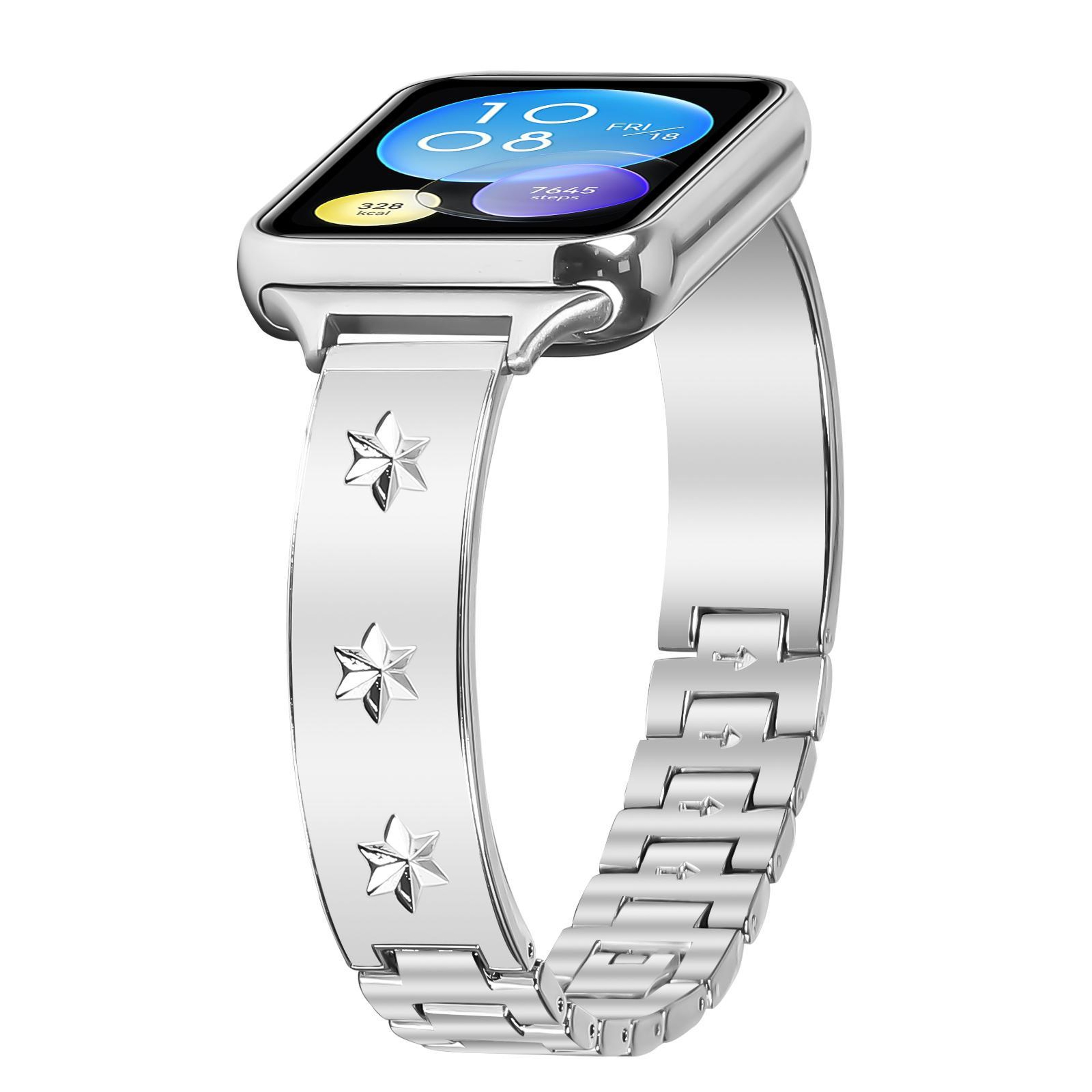 Luxury Snowflake Petals Metal Watch Band For Xiaomi Mi Band 8 Pro And Redmi Watch 4 11