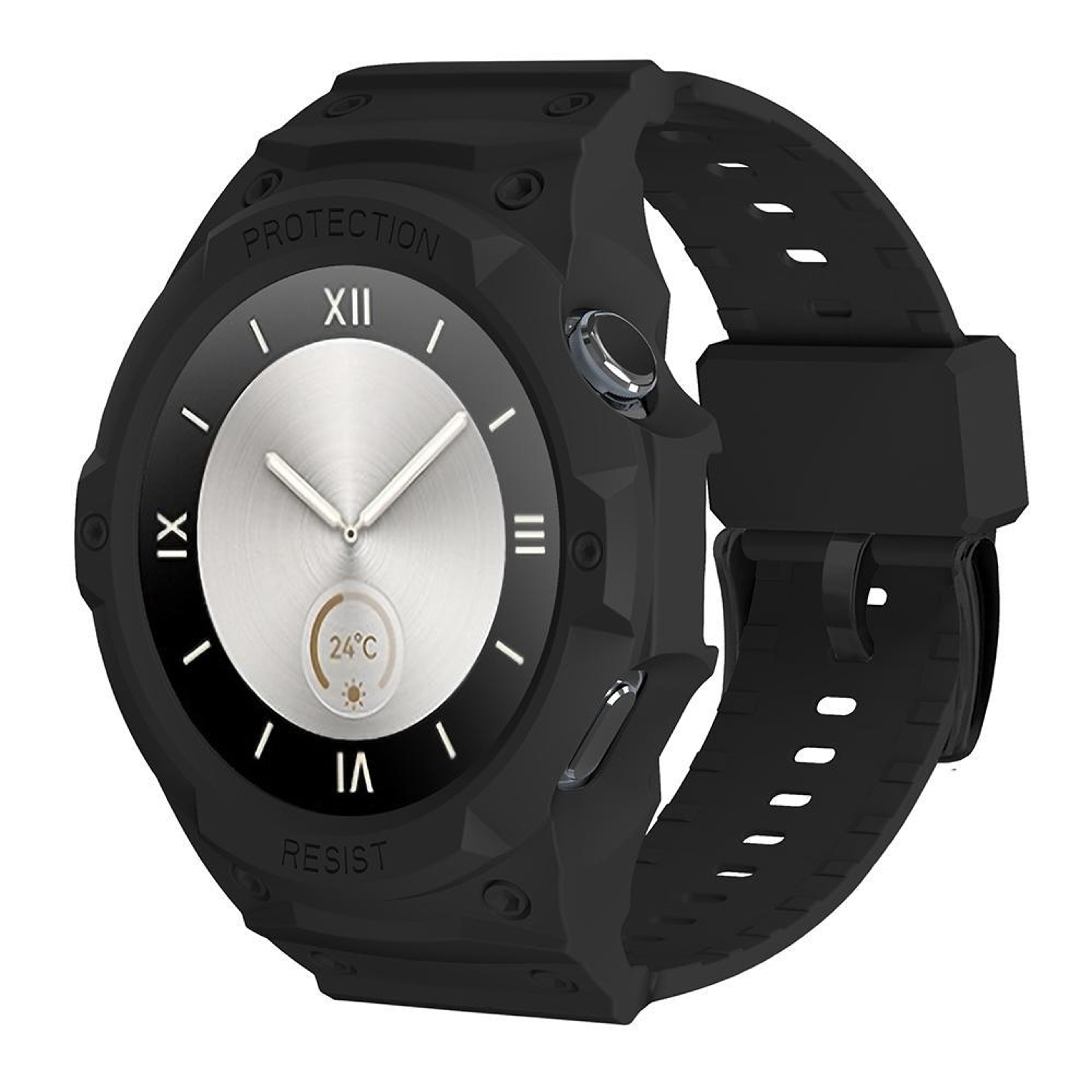 Huawei Watch GT 6 GT 5 GT 4 46mm TPU Watch Band Integrated Protective Watch Strap 9