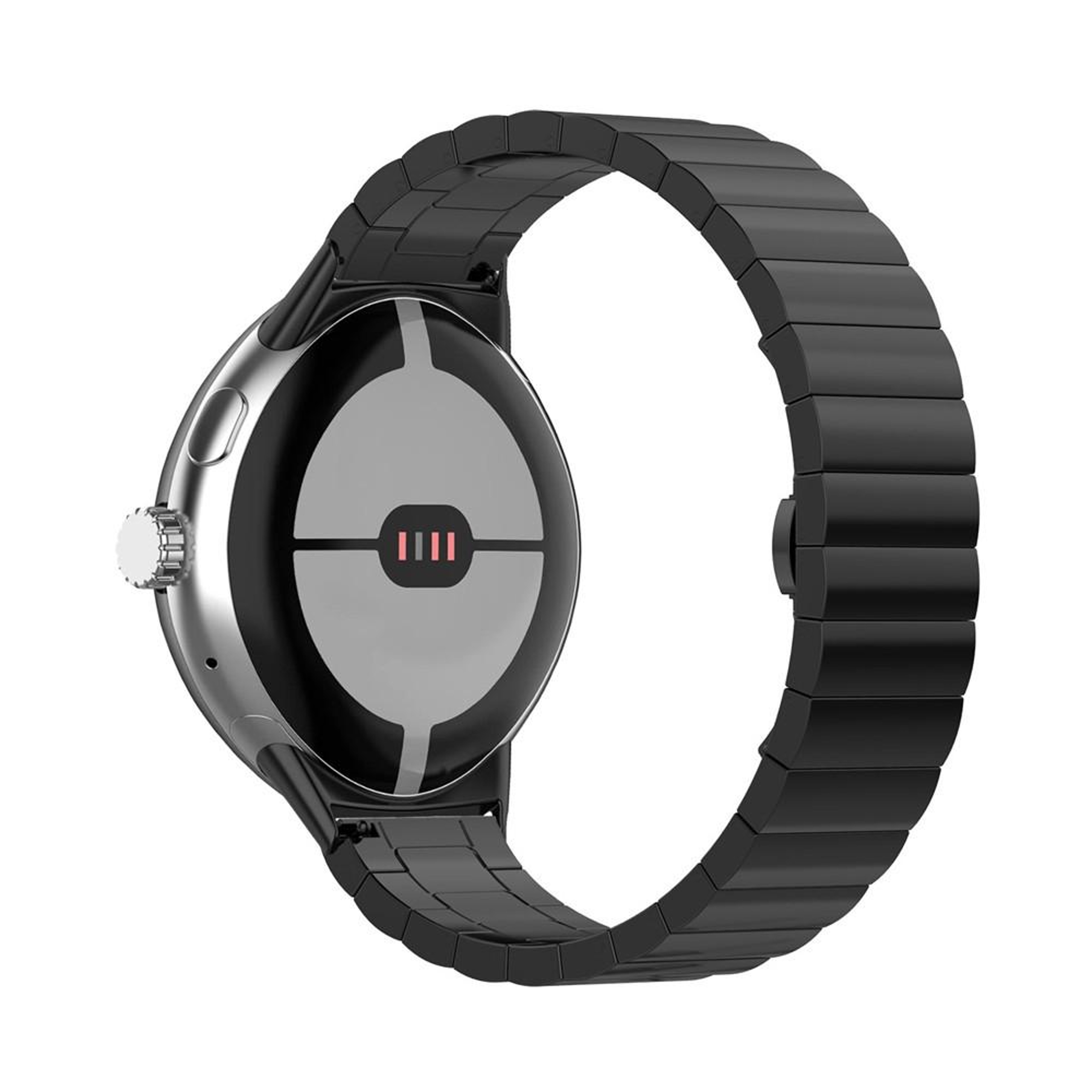 Google Pixel Watch 4 3 2 1 41mm Stainless Steel Watch Band With Butterfly Buckle 1