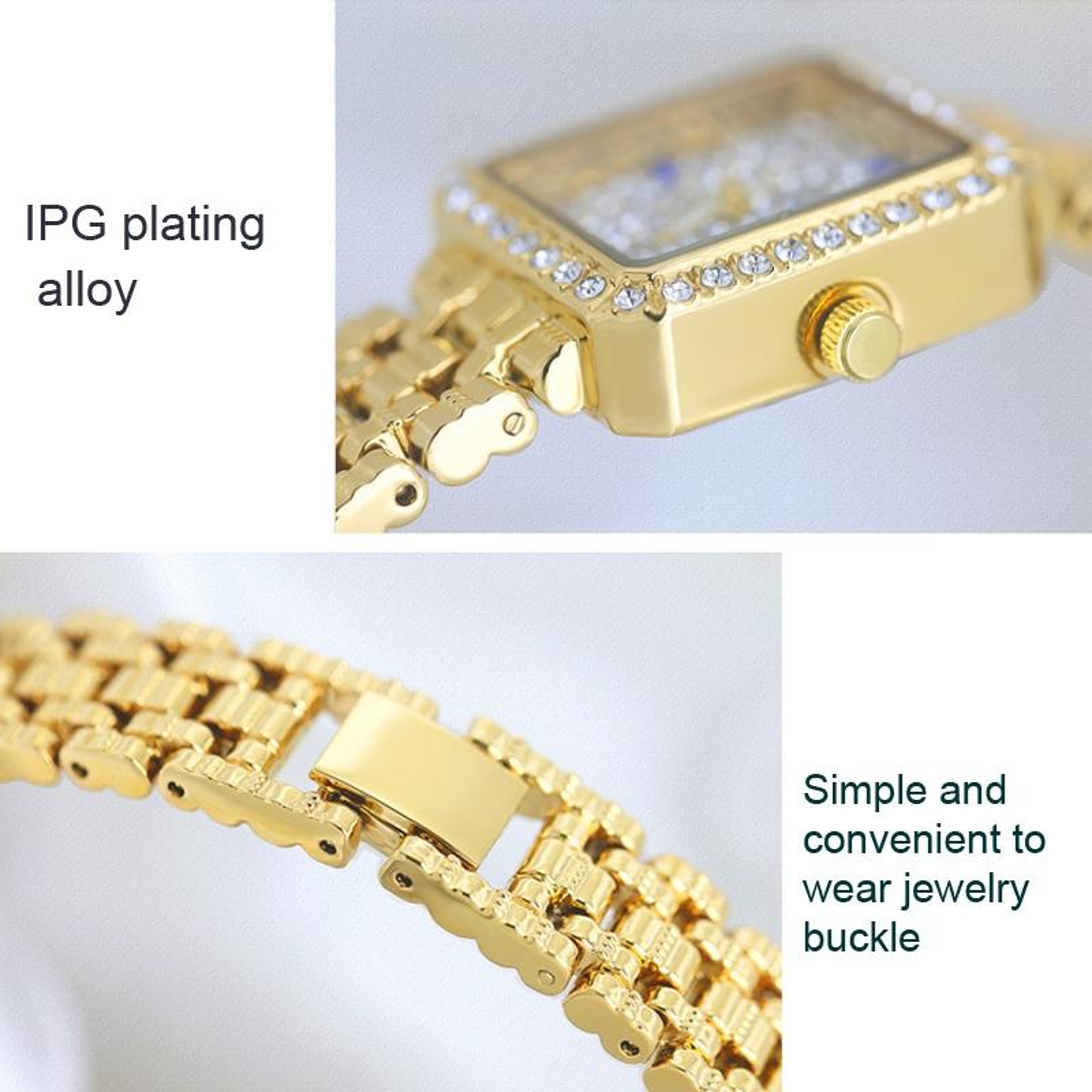 BS Bee Sister FA1597 Diamond Ladies Watch Luxury Quartz Watch Elegant Alloy Wristwatch 5