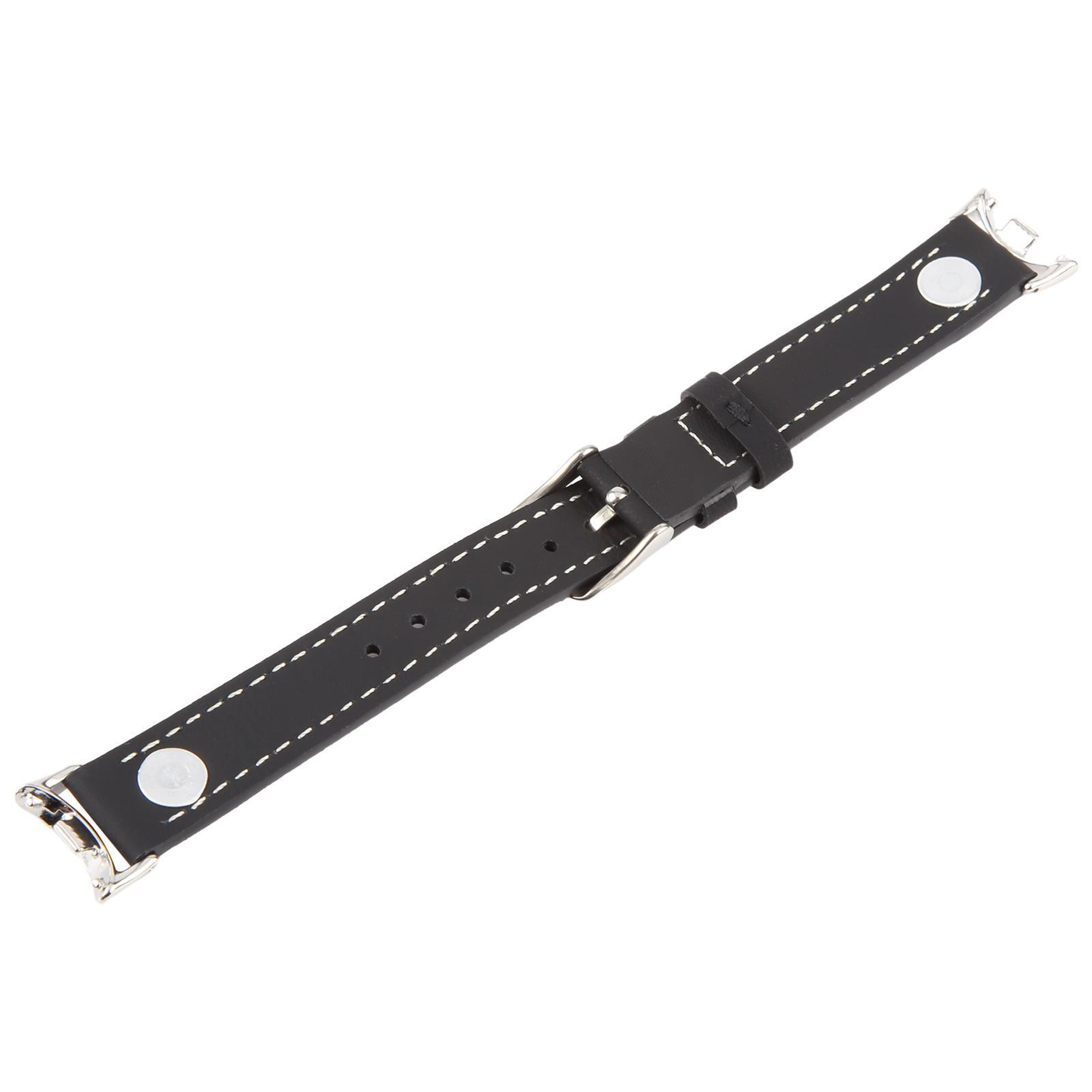 Xiaomi Smart Band 10 9 8 Leather Watch Band Rivet Camellia Microfiber Replacement Strap 7